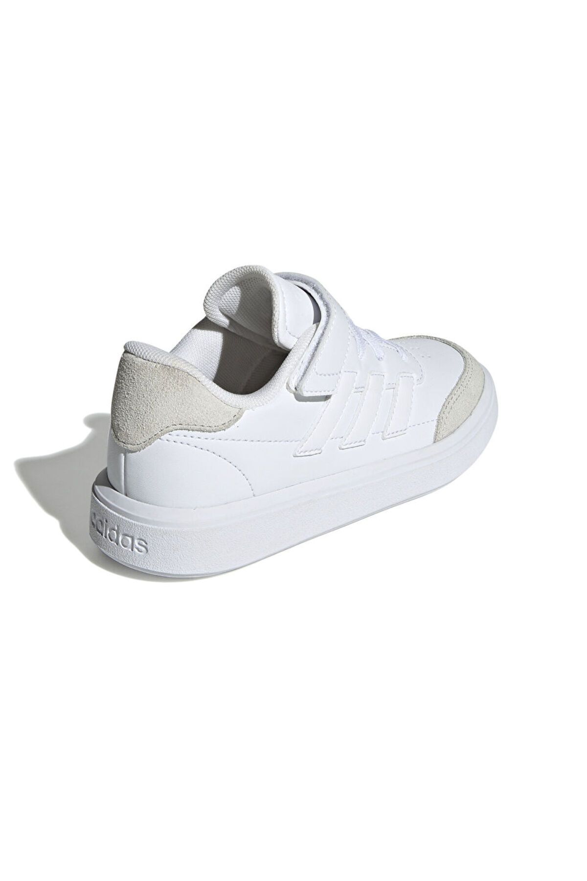 adidas-Courtblock El C - Kids White Casual Shoes Id6507 5