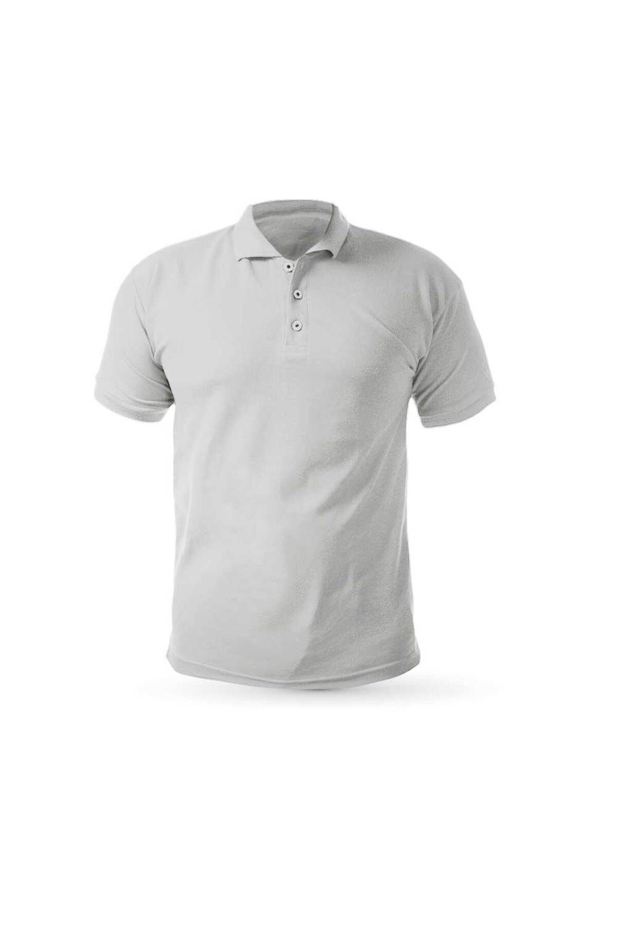 Outdoor One-Magnolia Gray Polo Neck T-Shirt - Size S 1