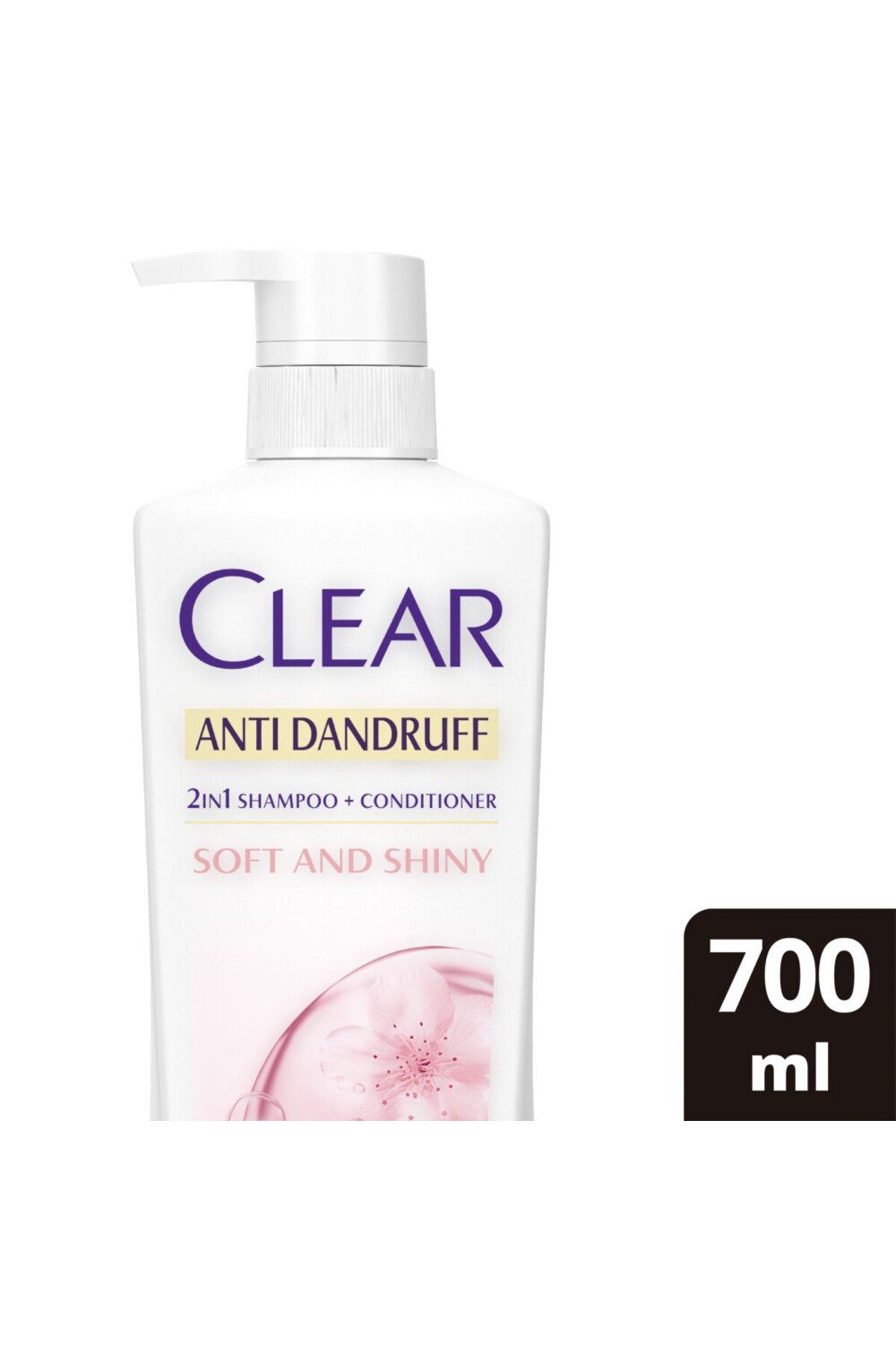 Clear-Shampoo 700 ml Soft & Shiny (WHITE) --- كلير شامبو قوة ولمعان 700مل ابيض 3