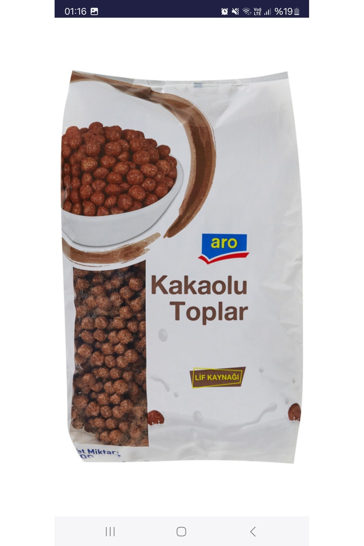 valrise Kakaolu toplar ARO 500 gr