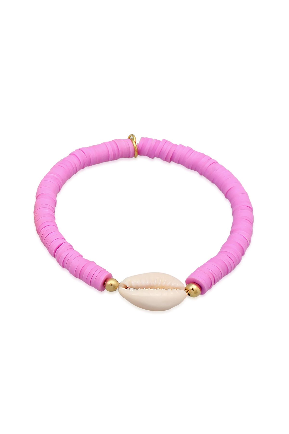 ELLI-Armband Damen Trend Beads Bunt mit Kauri Muschel in 925 Sterling Silber 1