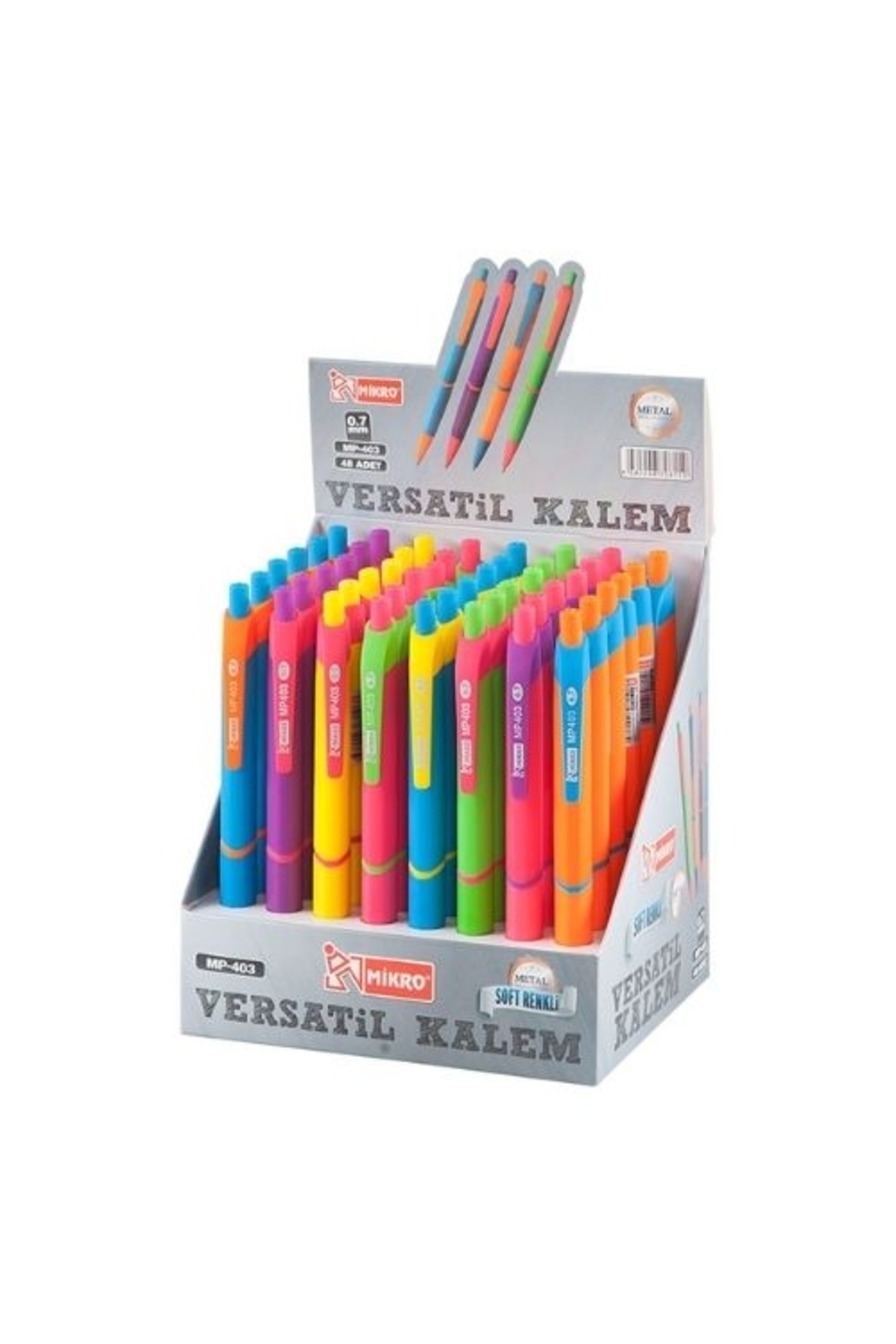 みみ Mikro Versatil Uçlu Kalem Standlı 0.9 Mm 513-48 - 48'li Paket