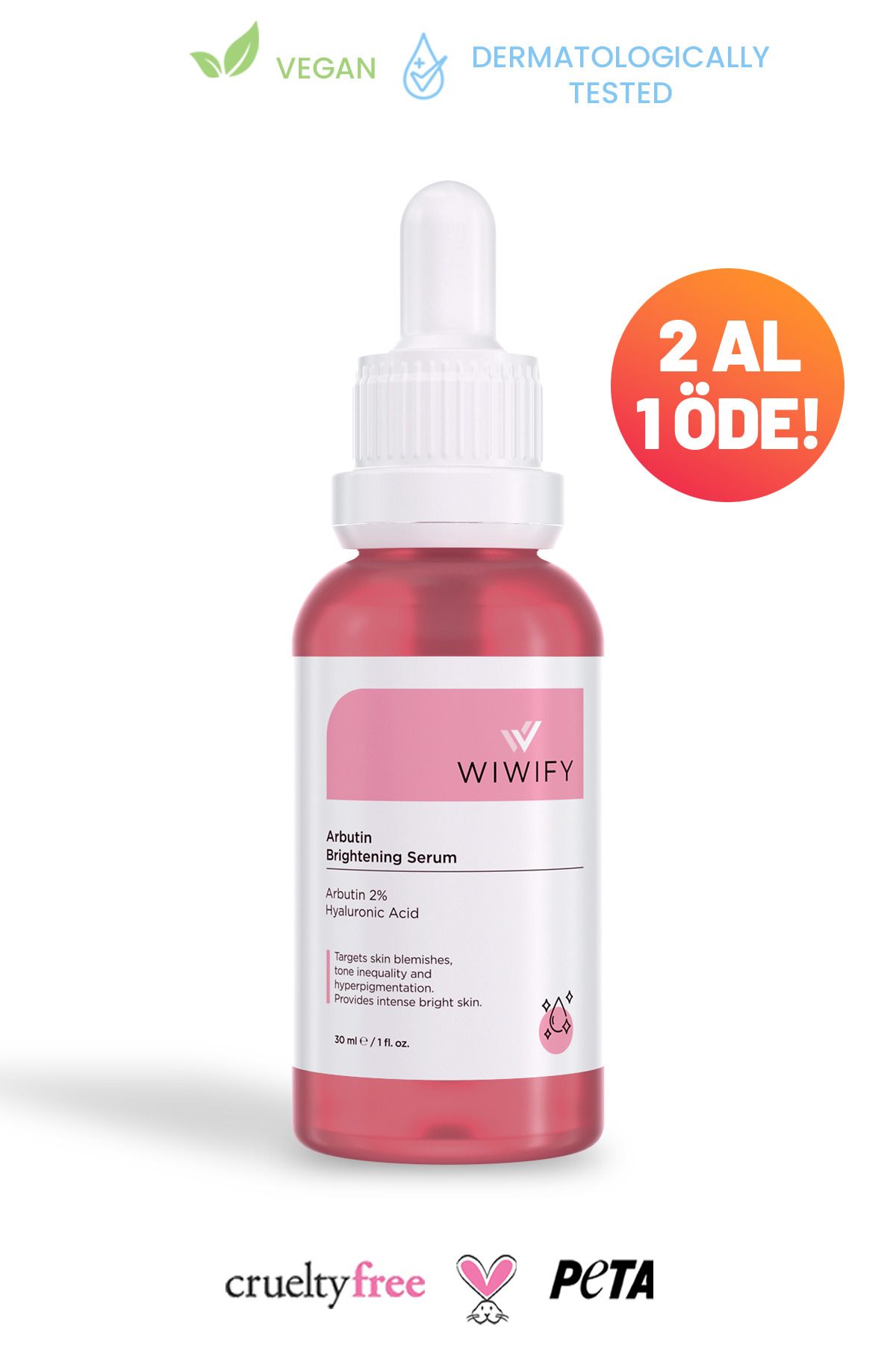 WIWIFY Arbutin Brightening Serum Arbutin 2% Hyaluronic Acid