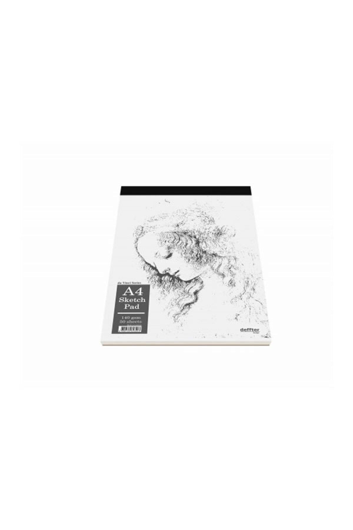 DEFFTER-Sketchbook Hardcover White A4 64620-3 3