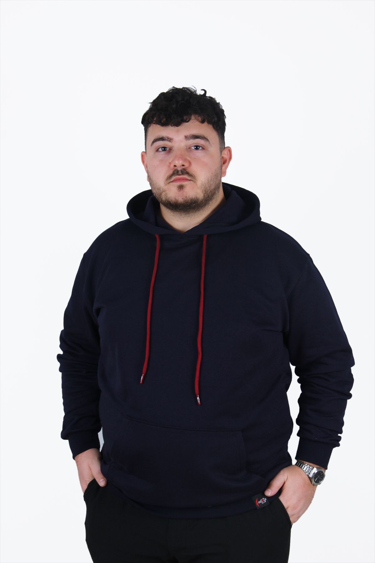 Büyük Beden Kapüşonlu Sweatshirt