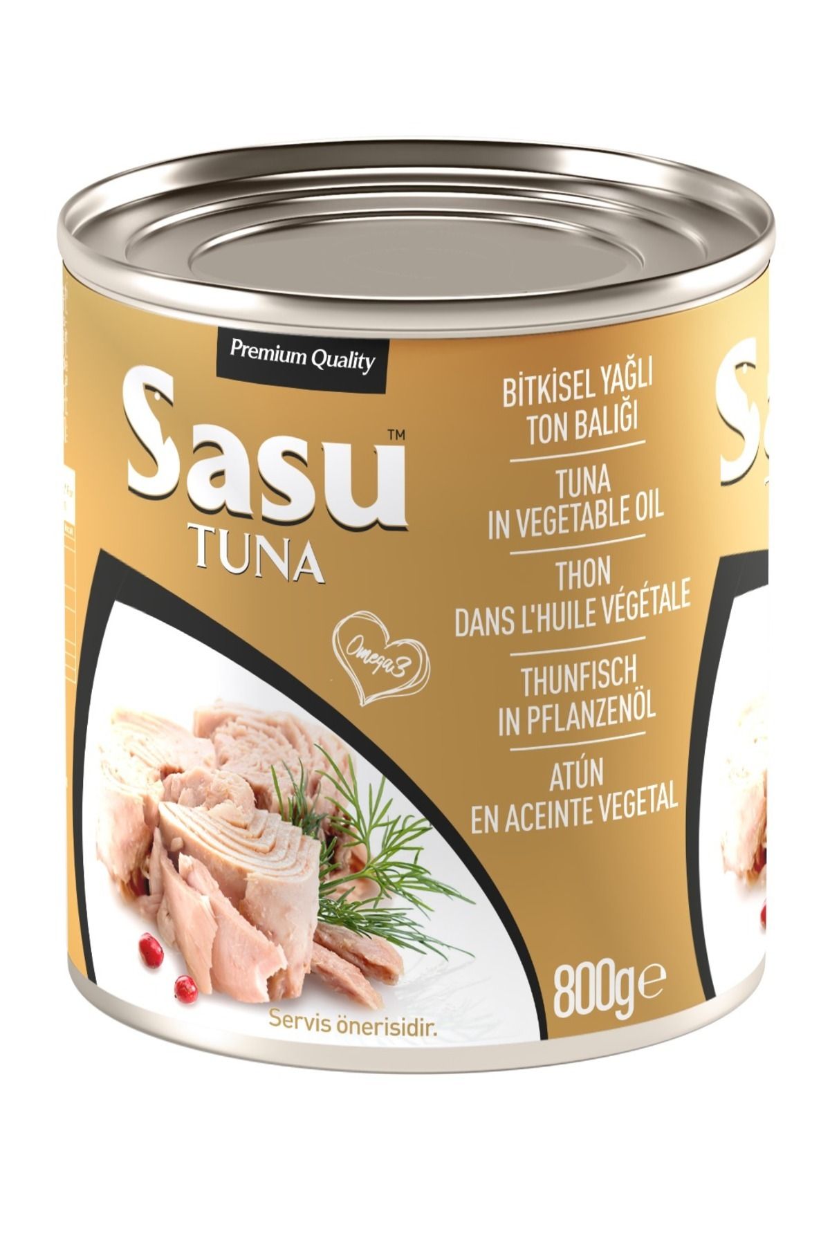 SASU Klasik Ton Balığı 2x800G Bütün Dilim