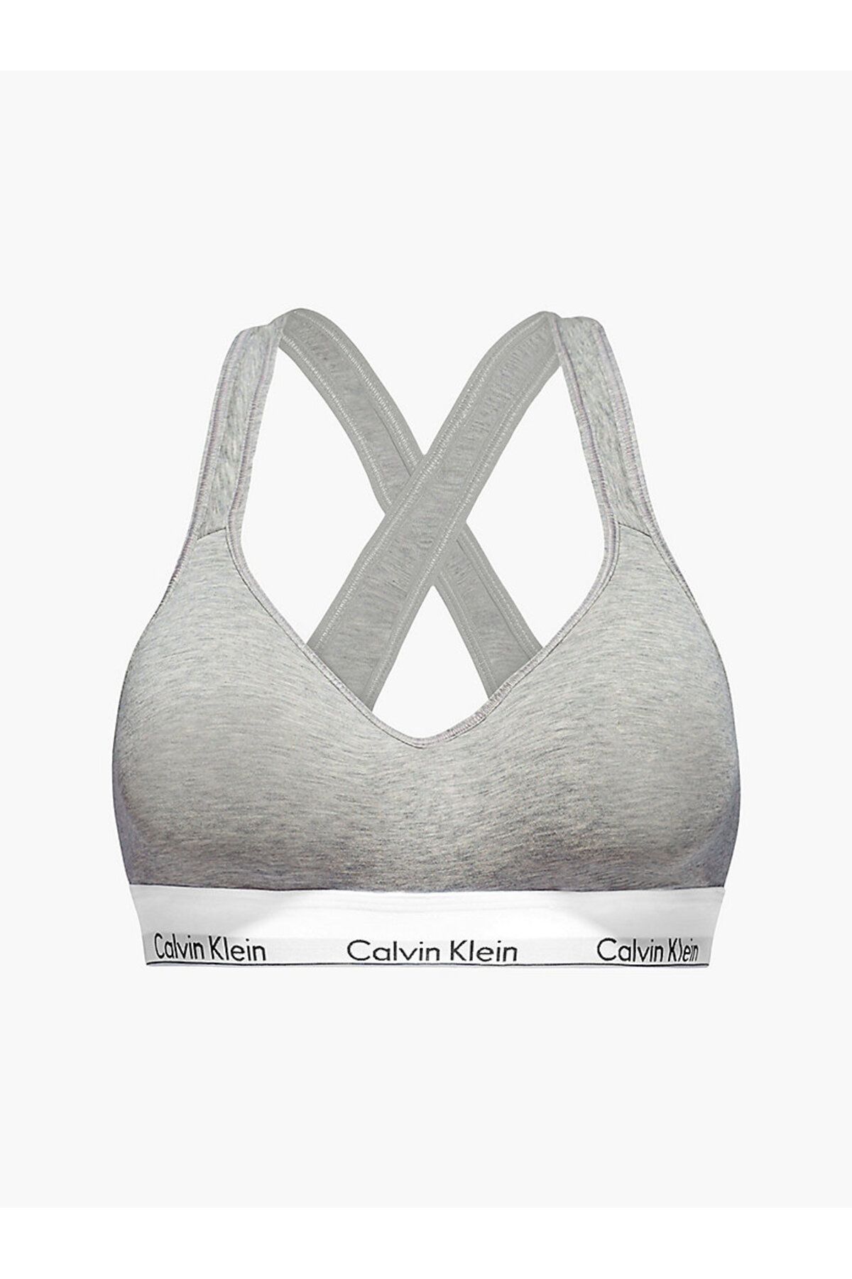 Calvin Klein-Biustonosz sportowy damski w kolorze szarym – wygodny i stylowy design 2