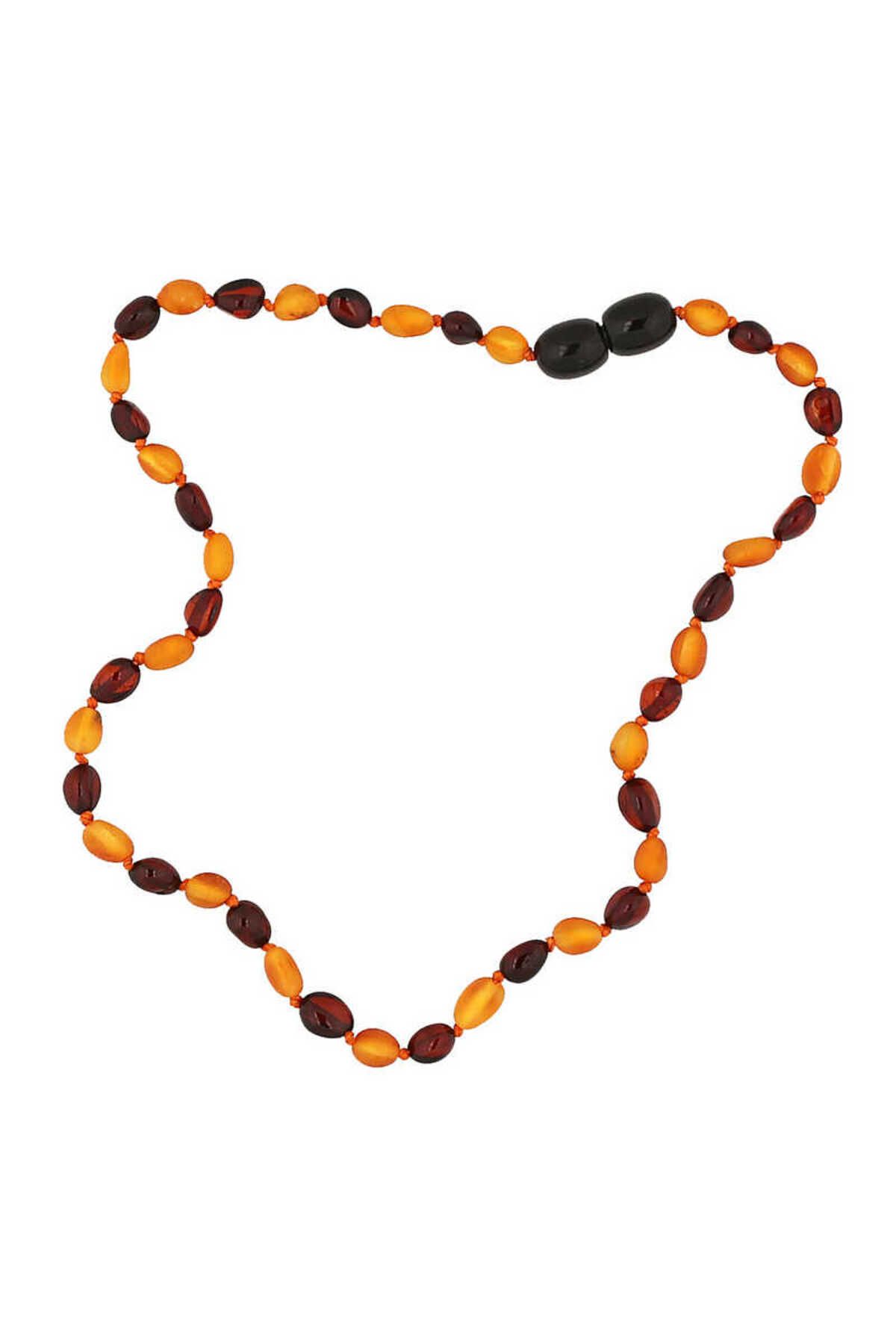 EDALKILIÇ-Baby Drop Amber Teeth Necklace 3