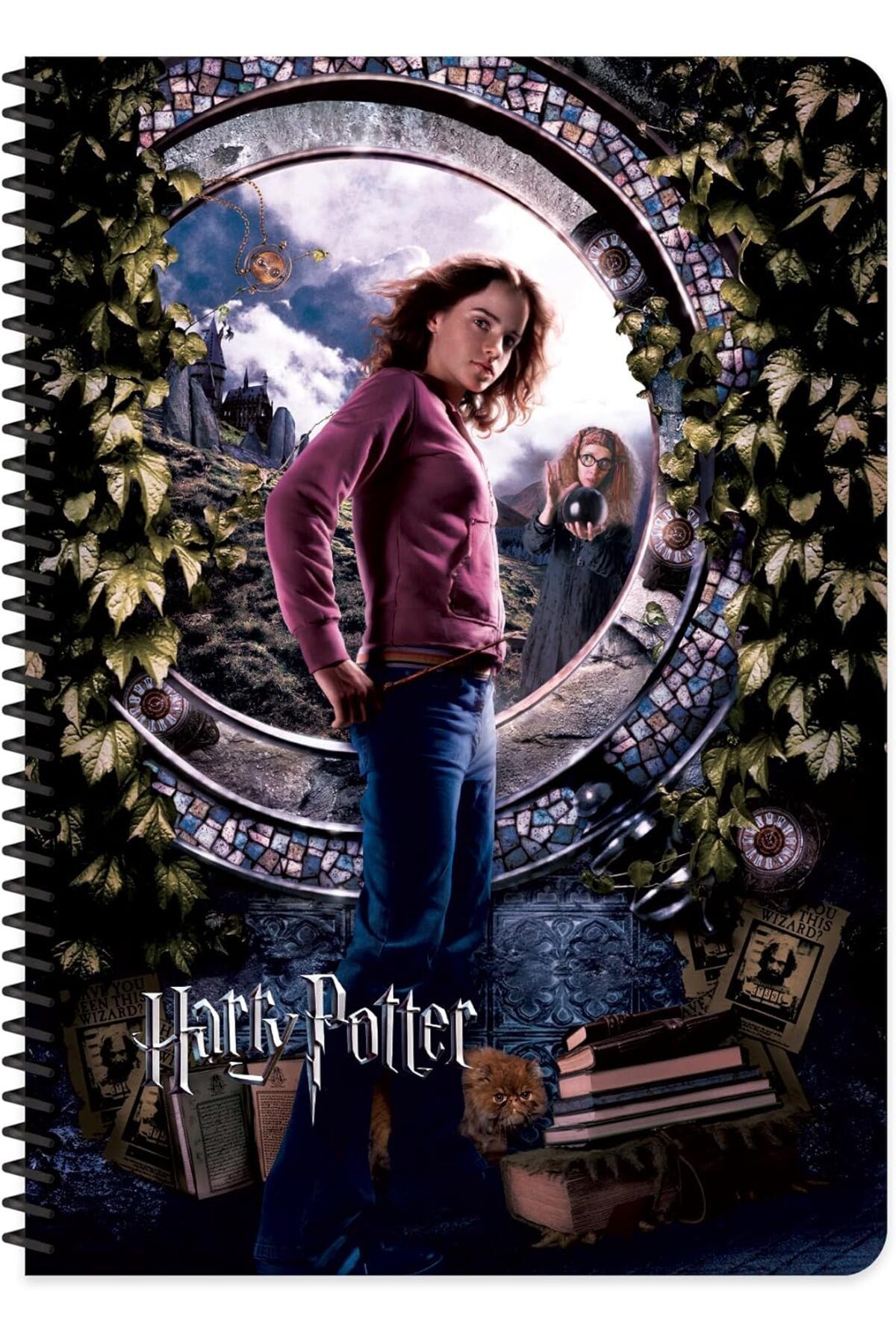 STOREMAX lbstorex Color Harry Potter A4 60 Yapraklı Kareli Spiralli Karton Kapak Defter Newdsng 1116818