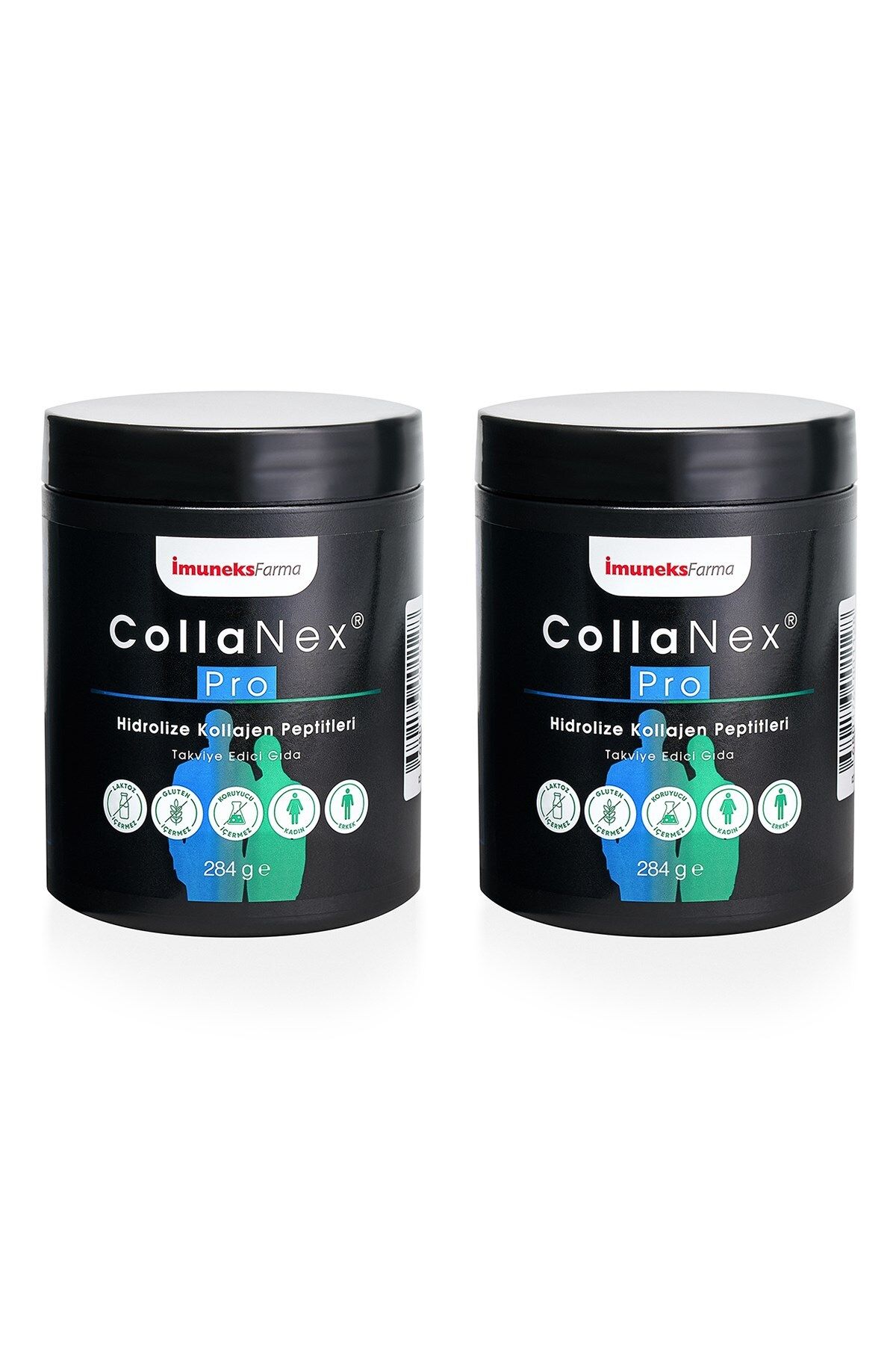 Imuneks CollaNex® Pro Hidrolize Kollajen Peptitleri İçeren Takviye Edici Gıda 284 g x 2 Adet