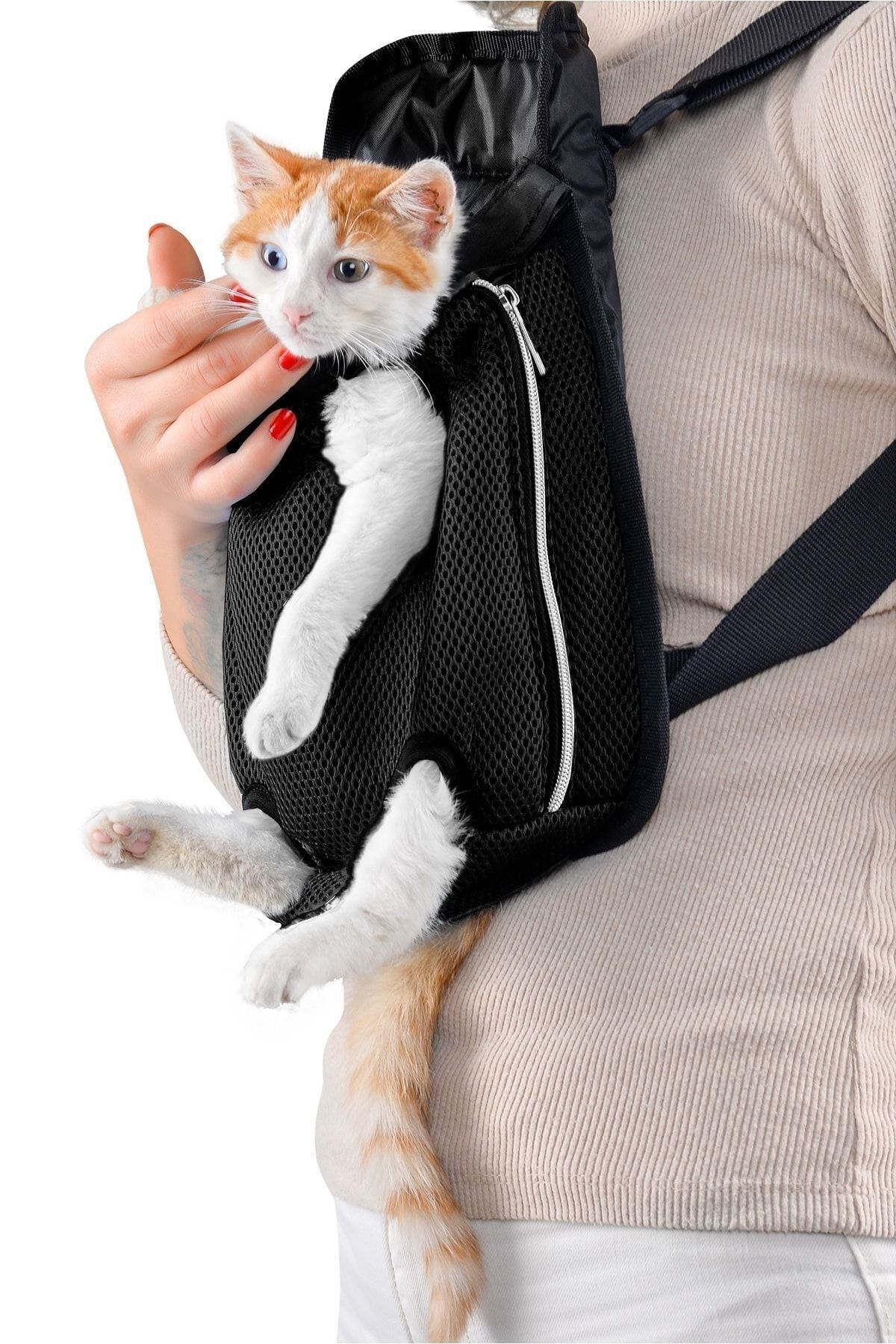 Ana Kucağı Kedi Ve Köpek Taşıma Çantası Kanguru Kedi Ve Köpek Taşıma Çantası