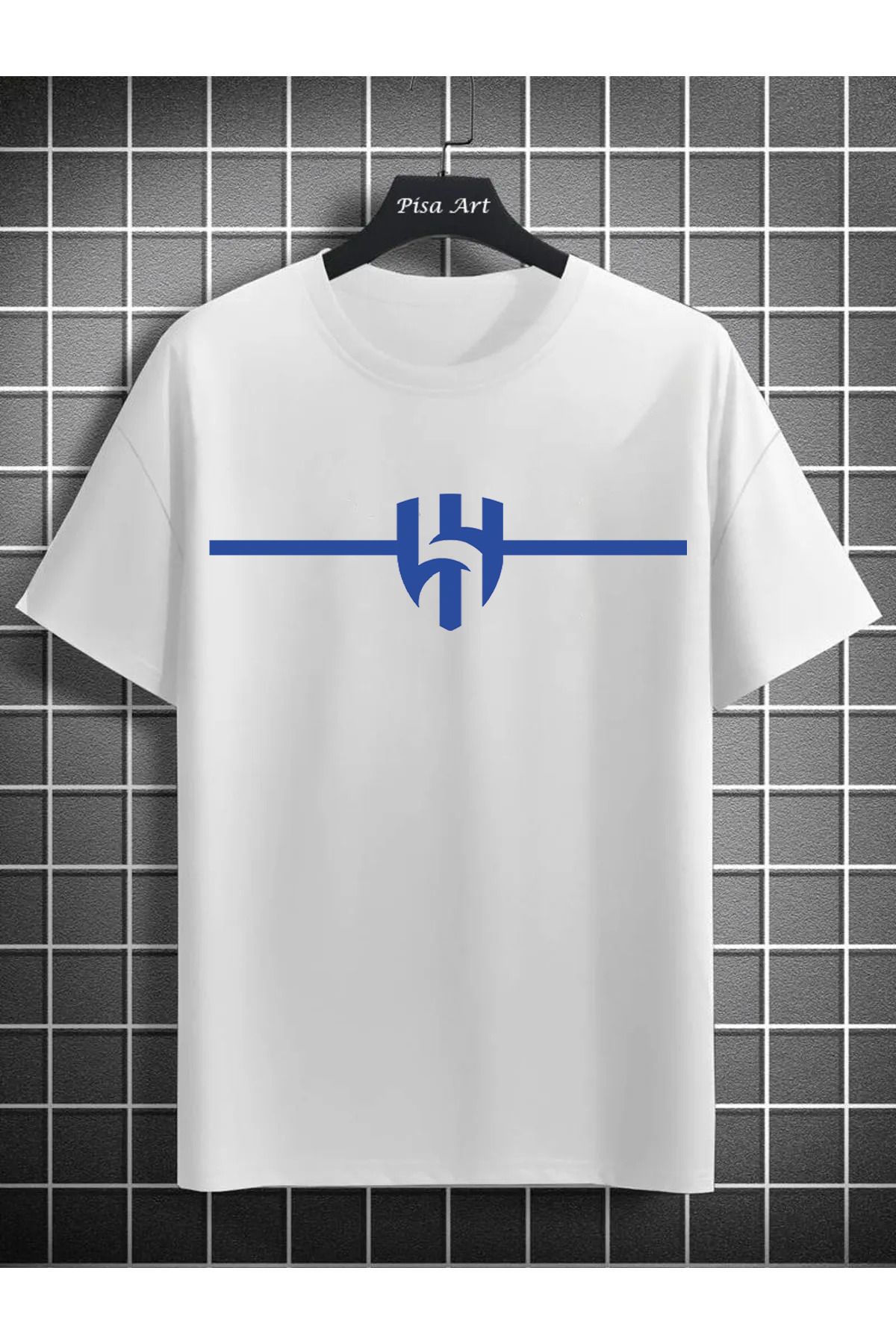 Pisa Art Al Hilal Minimalist Tasarım UNisex Taraftar T-Shirt