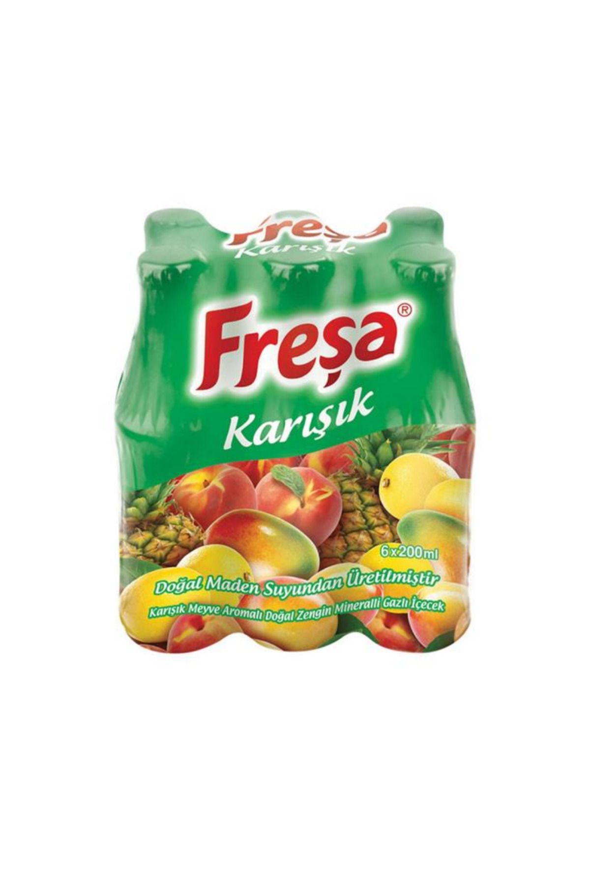 FREŞA Karışık Aromalı Maden Suyu 200 Ml X 6 Adet