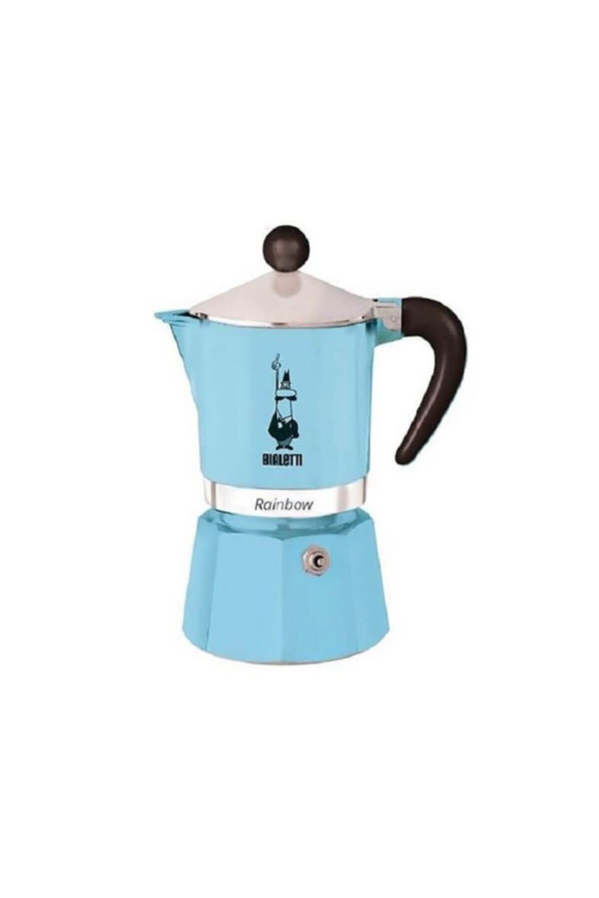 Bialetti Rainbow Mavi Moka Pot 3 Cup