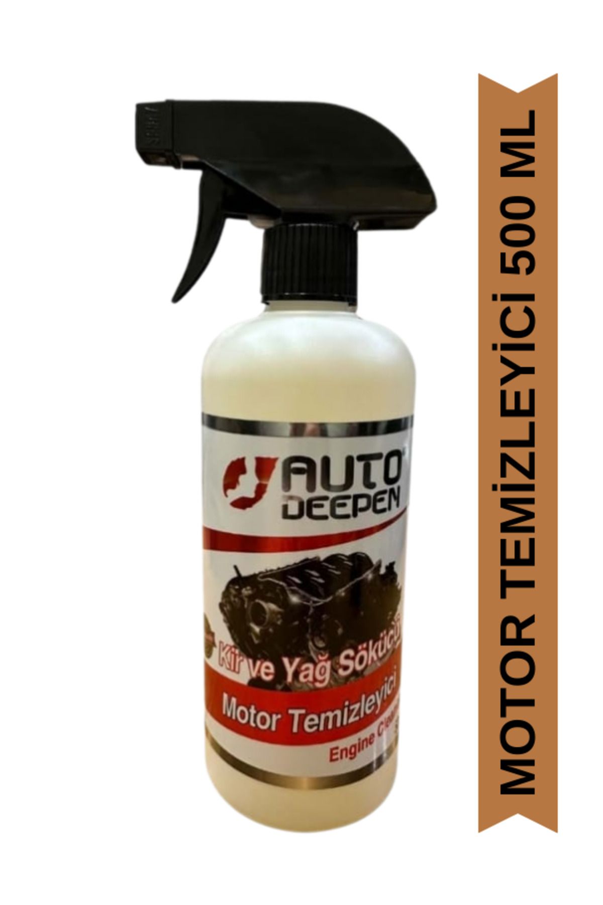 AutoDeepen MOTOR TEMİZLEYİCİ Oto Ağır Kir Ve Yağ Sökücü 500 ML