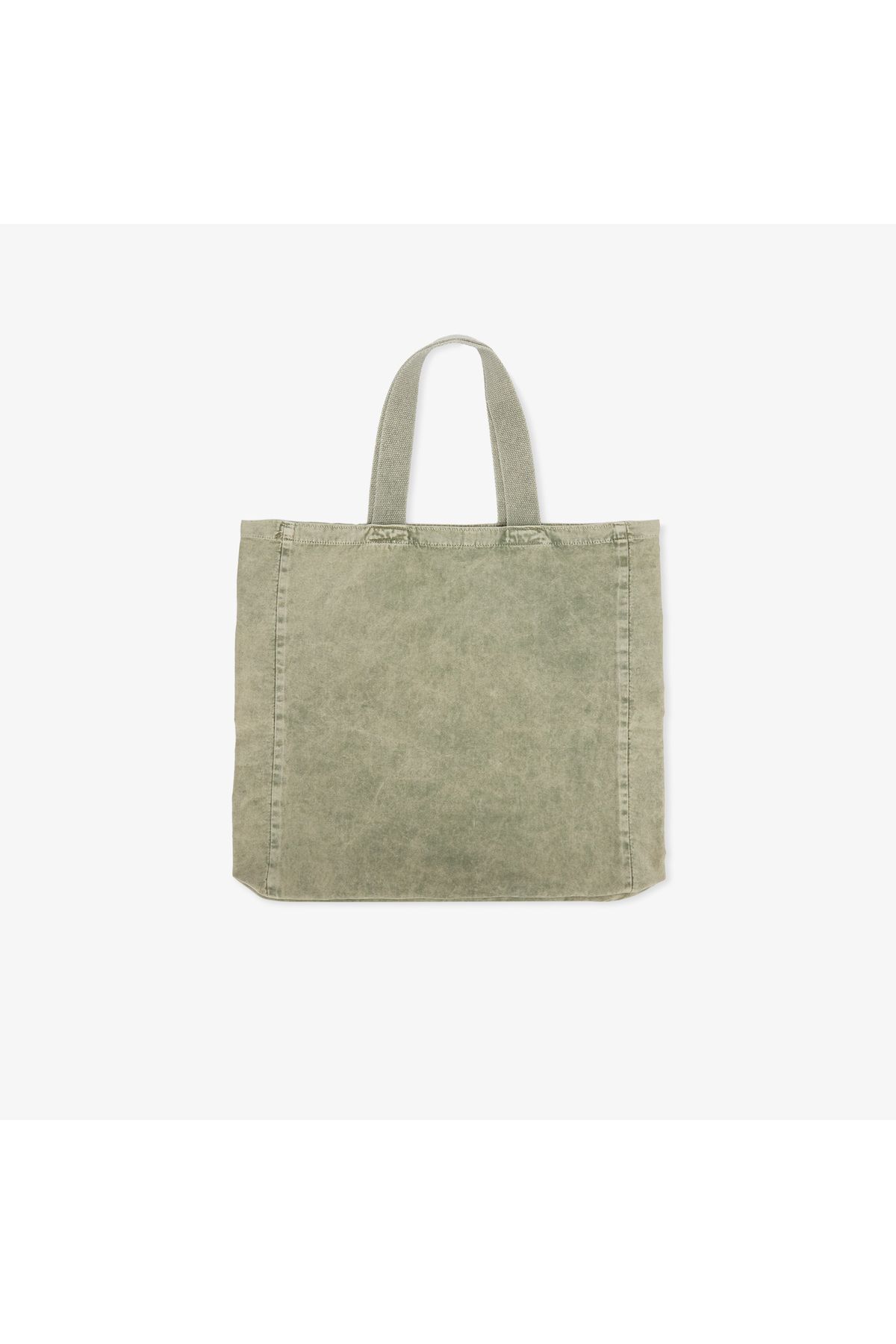 United 4-Unıted4 Washed Denim Japan Tote Unisex Khaki Tote Bag 2