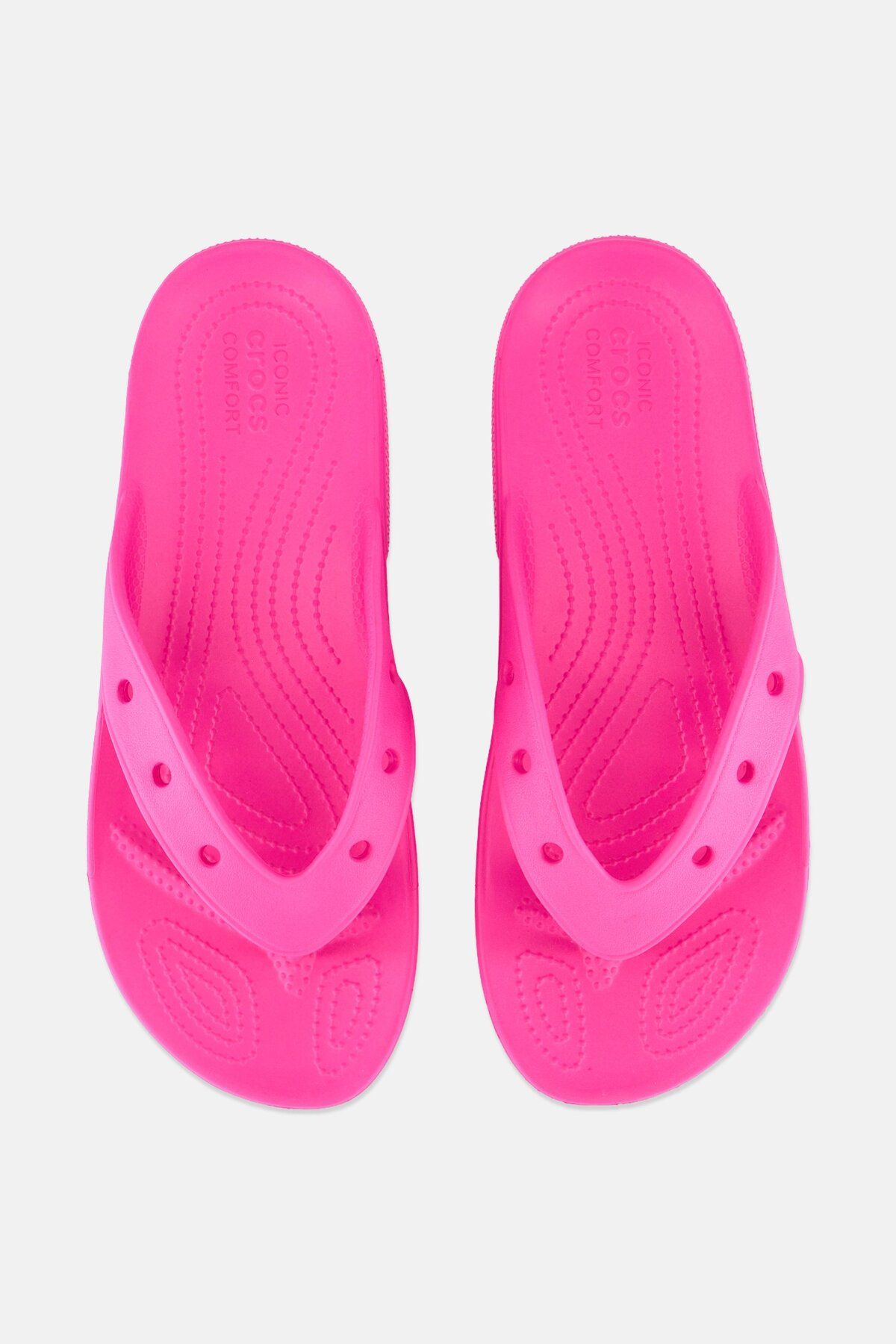 Crocs-Men Brand Logo Slippers, Pink 4