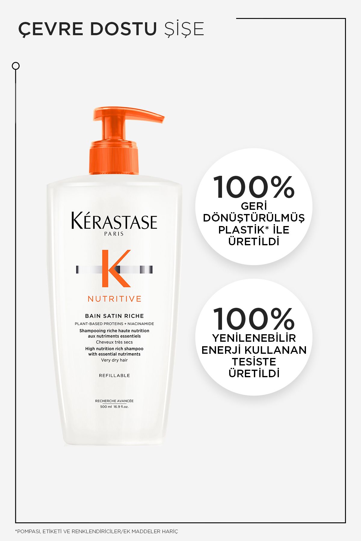 شامپو مردانه و زنانه مرطوب کننده فشرده ساتن BAIN SATIN RICHE 500 میل Kerastase