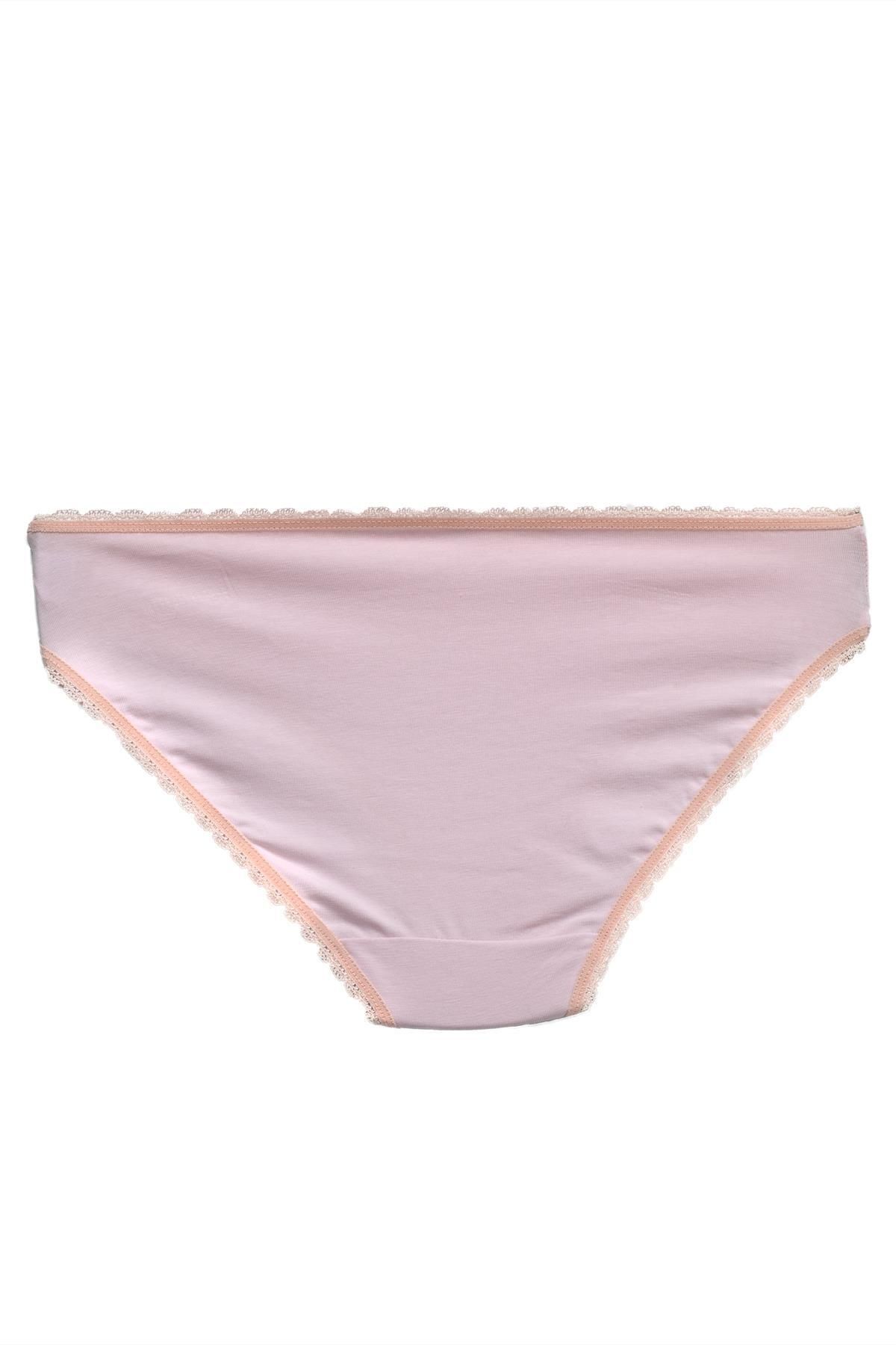 Doremi-Comfortable Molded 100% Natural Cotton Lace Panties for Girls 2