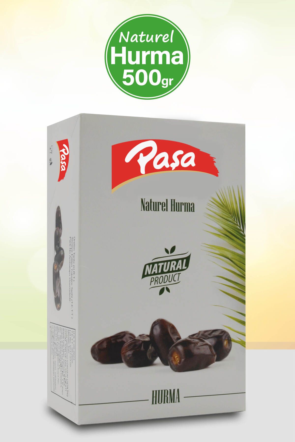 Paşa Kuruyemiş Paşa Naturel Hurma 500 gr (İRAN HURMASI)