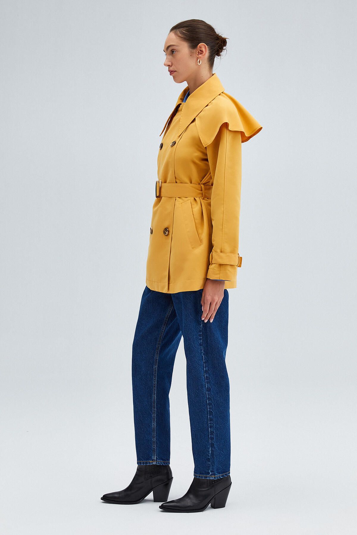 Touché Privé-WIDE COLLAR TRENCH COAT 6