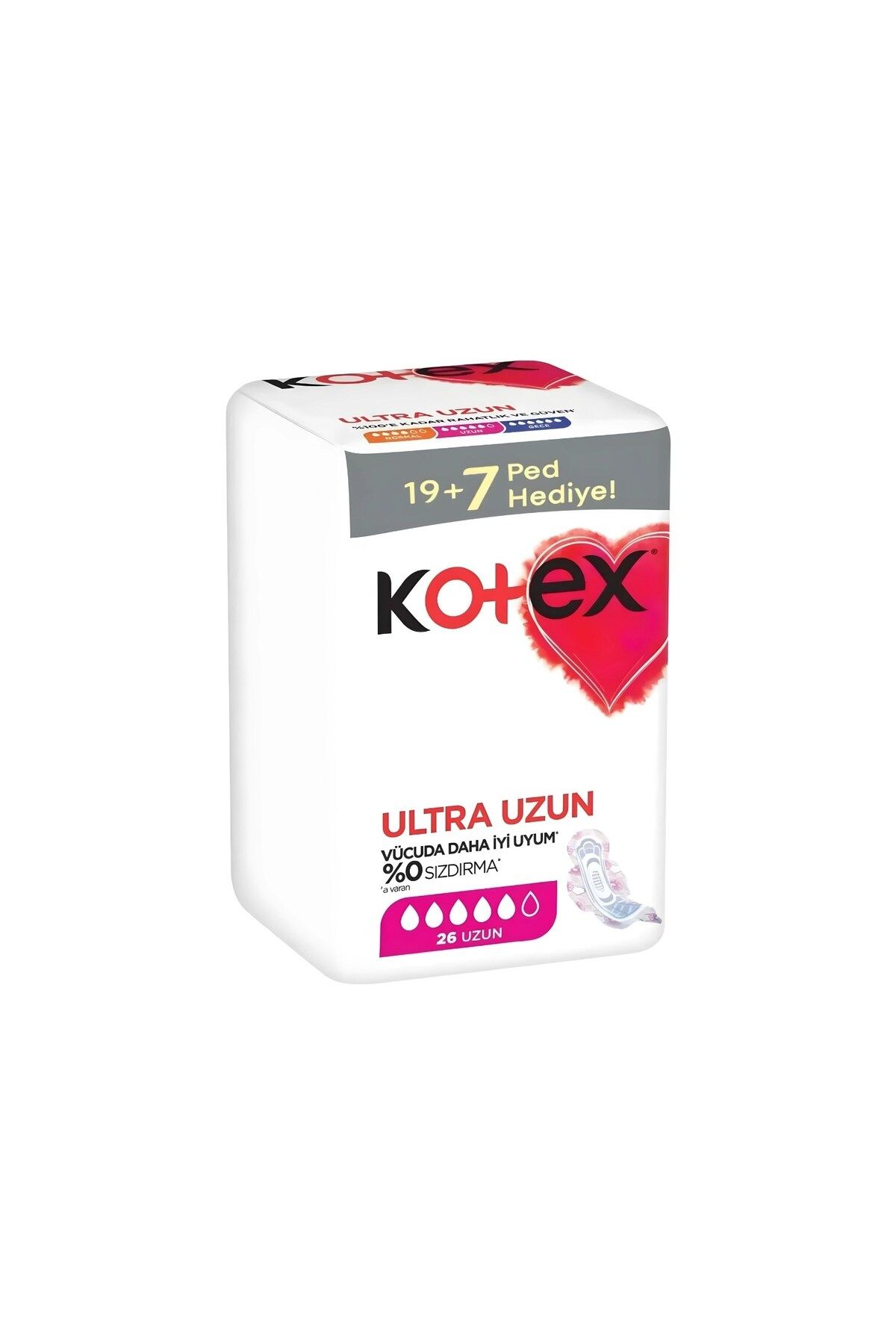 Kotex Ped Ultra Dev Ekonomik Uzun 26'lı x2