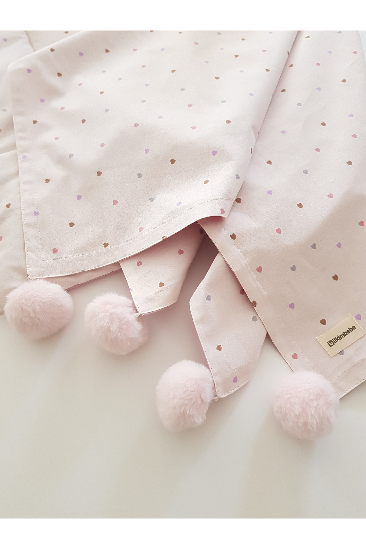 ib ilkimbebe Battaniyeli Bebek Alt Açma Seti, Minderi , Müslin, Bebek Yastığı, Yenidoğan, Beşik , Bebek Ürünleri fotoğrafı 5 (önizleme)