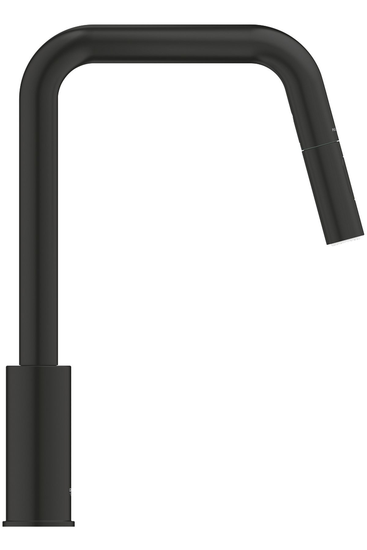 Grohe-Eurosmart Swan Tubular Sink Faucet, Matte Black - 306192430 6