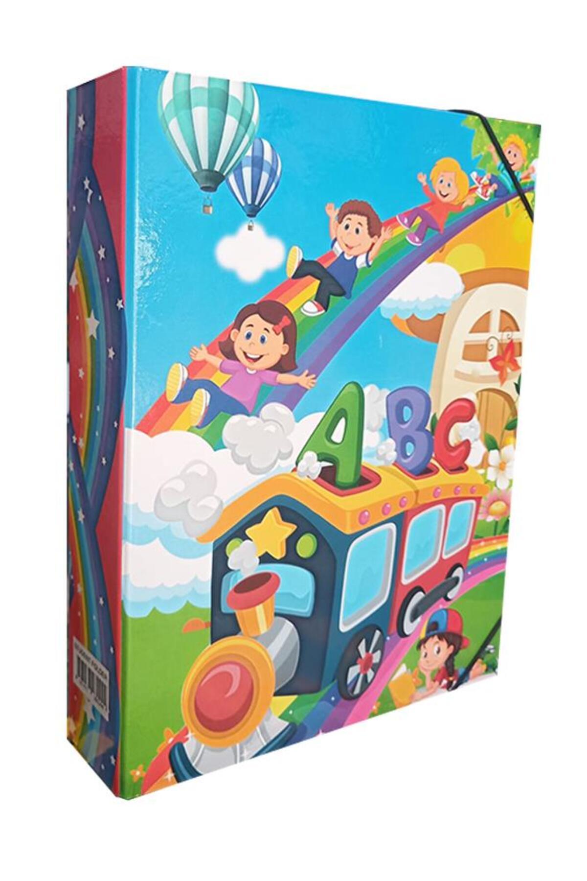 Artlantis Lastikli Klasör Figürlü 1 Adet İpli Klasör 32x24x6 cm
