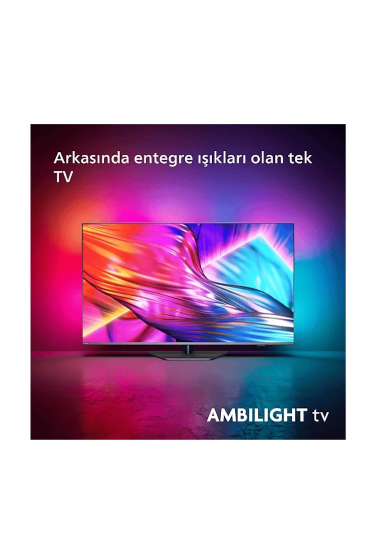 Philips Ultra Premium “the One “55pus 55" 139 Ekran 4k Uhd Ambilight Tv Duvar Askı Aparatı Hediye