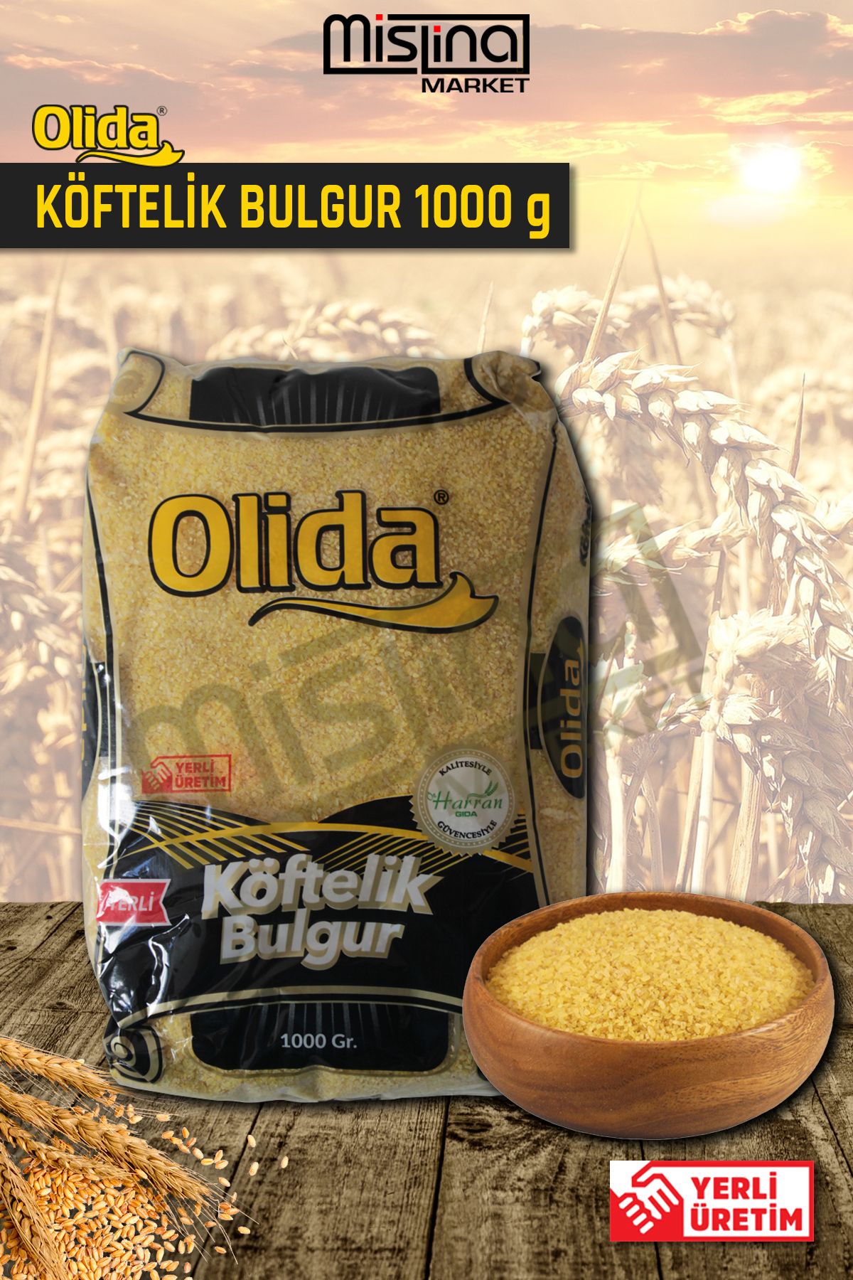 OLİDA BAKLİYAT Olida Bakliyat Köftelik İnce Bulgur 1 Kg