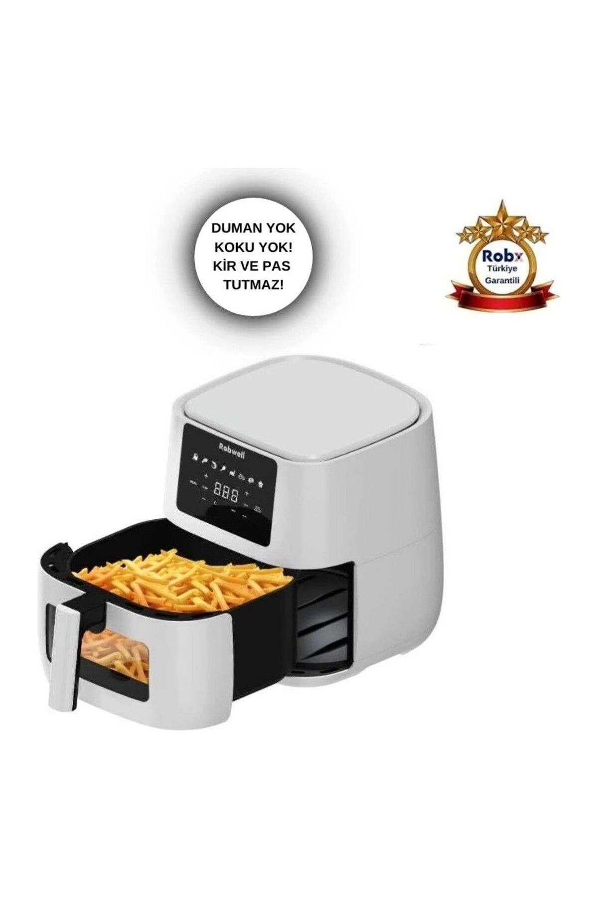 Altabi Airfryer Yağsız Sıcak Hava Fritözü Rob Well1700 W