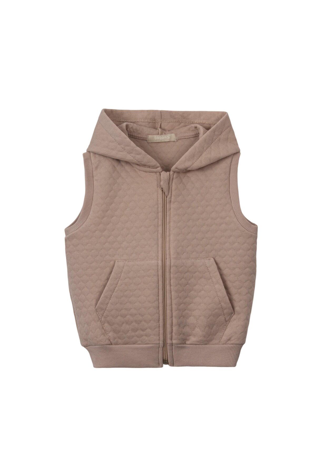 Lolons-Quilted Hooded Girl's Vest 1