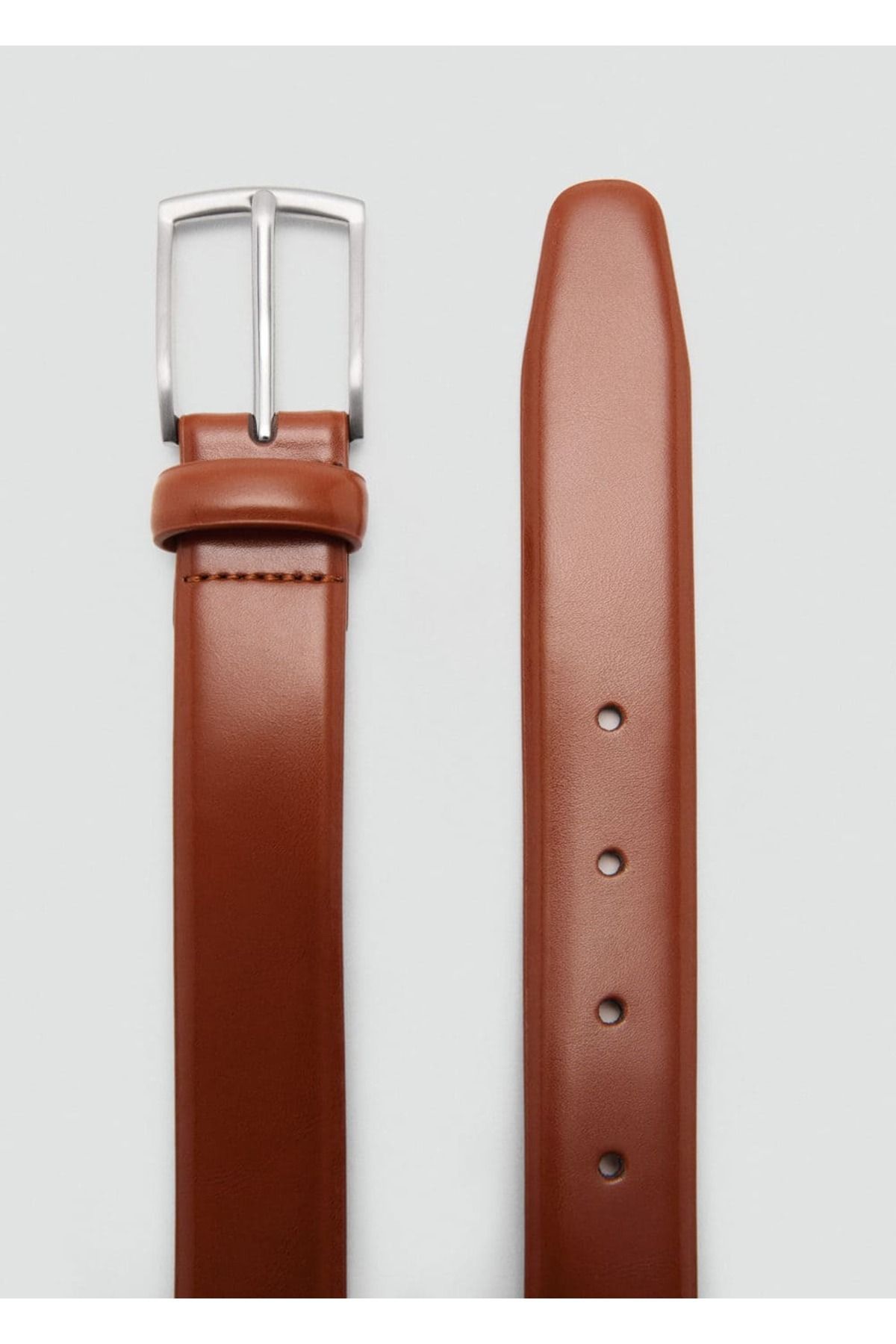 MANGO Man Cureaua Din Piele Masculin - 90