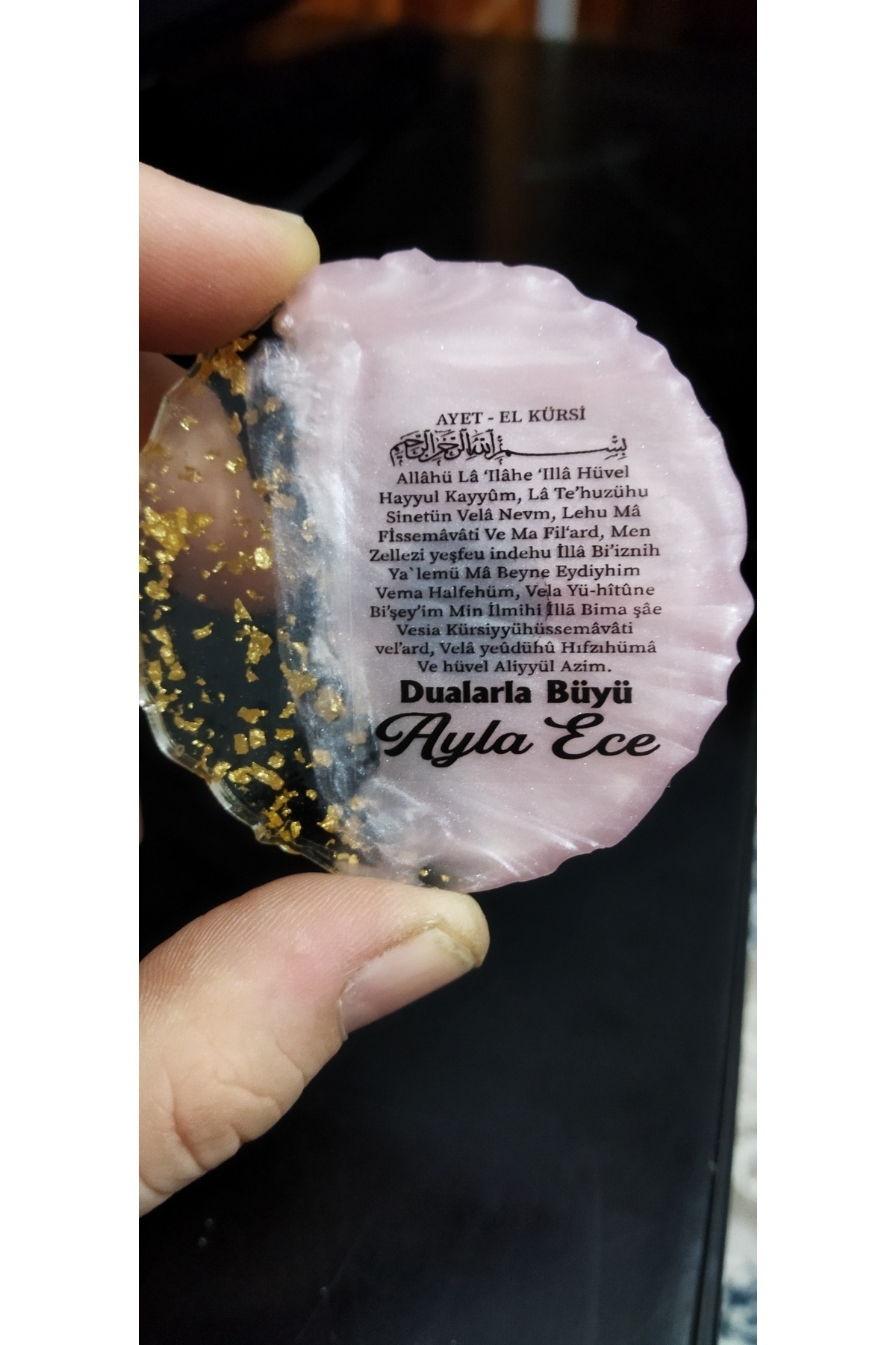 ErenAksesuar Pembe Epoksi Magnet 15 Adet Sünnet Doğum Günü Mevlüt Söz Nişan Nikah Kına Düğün Kuran Hediyelik fotoğrafı 5 (önizleme)