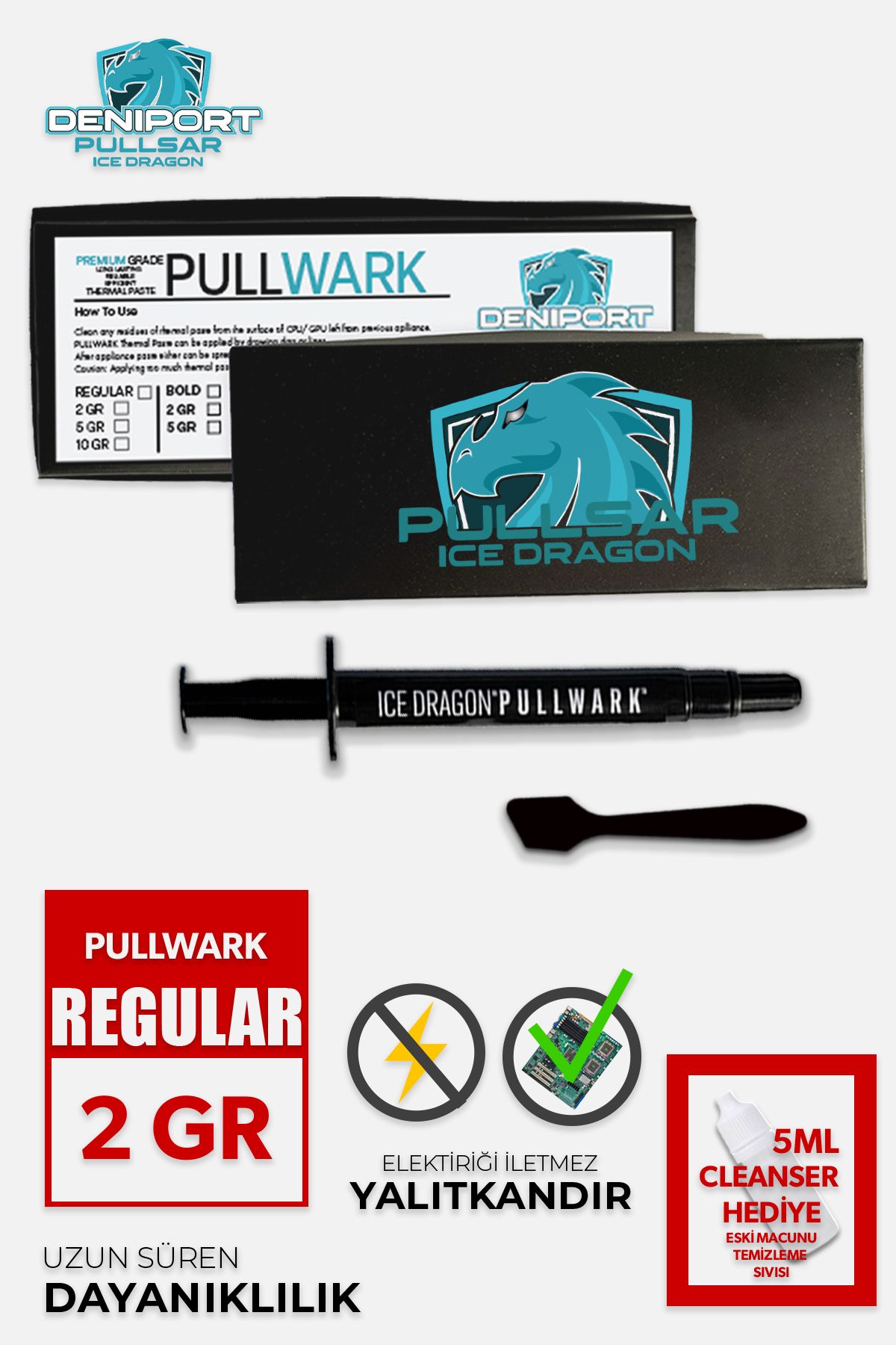 Pullsar ® Pullwark Regular 20w/m-k | Termal Macun | 2gr Yüksek Performanslı Ve Iletken Macun