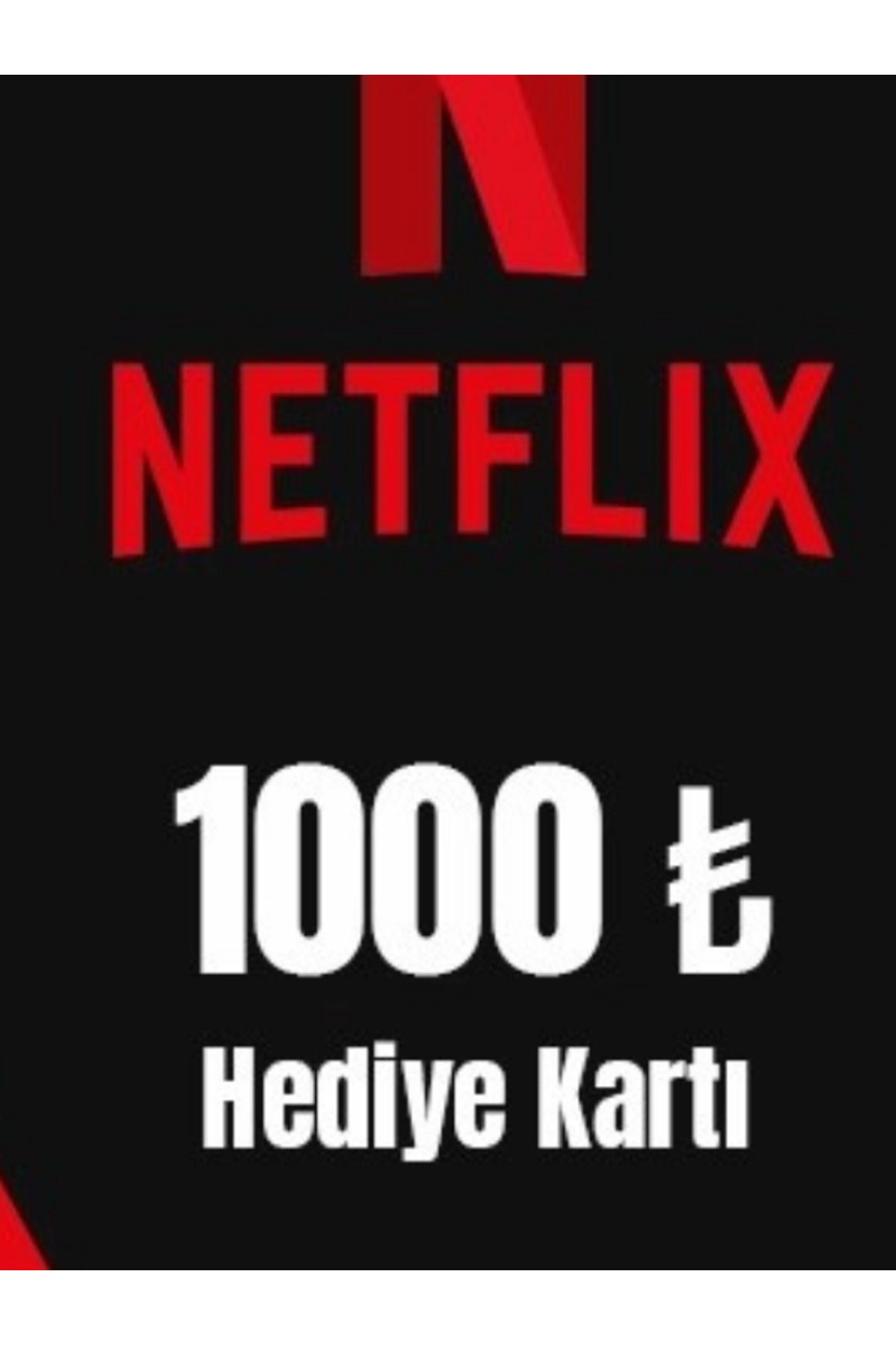 Hasefpin Netflix Hediye Kartı 1000 TL