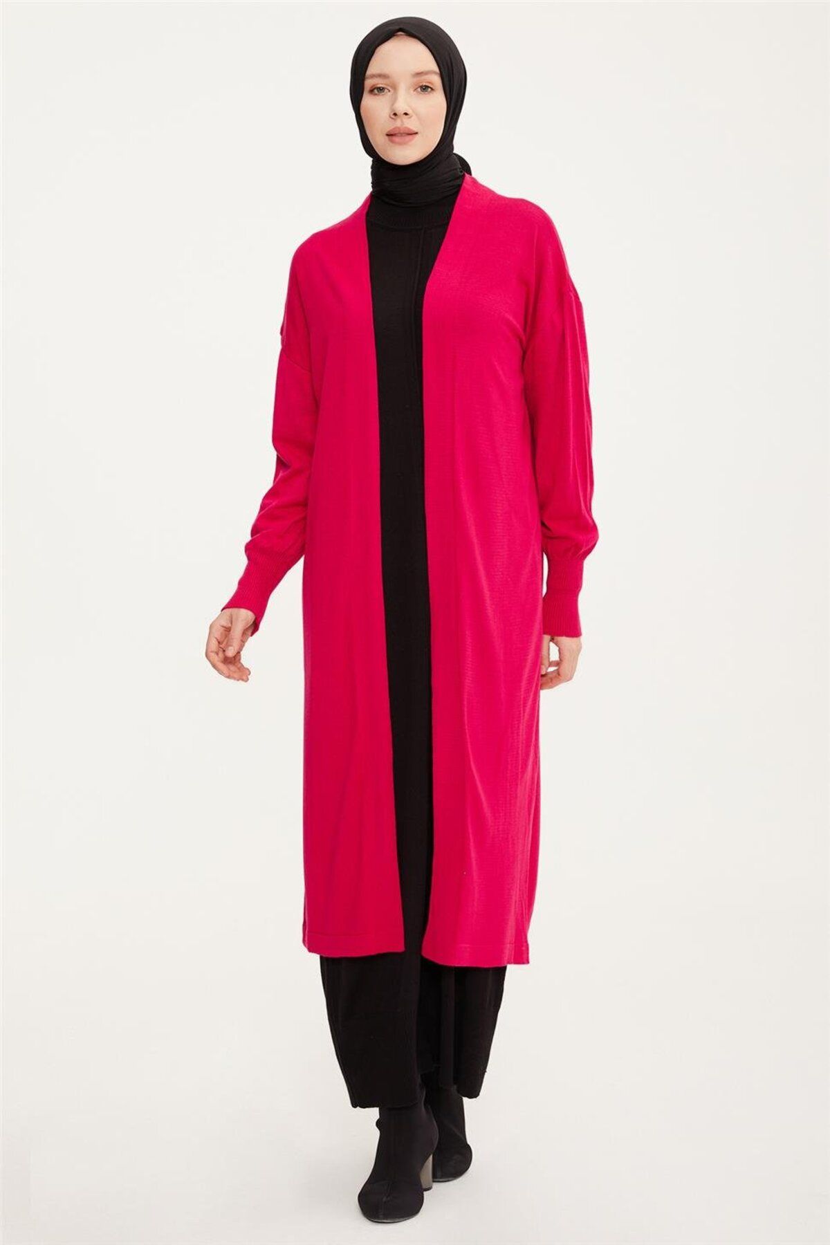 ژاکت کش باف پشمی 22kd4245 ارکیده Armine