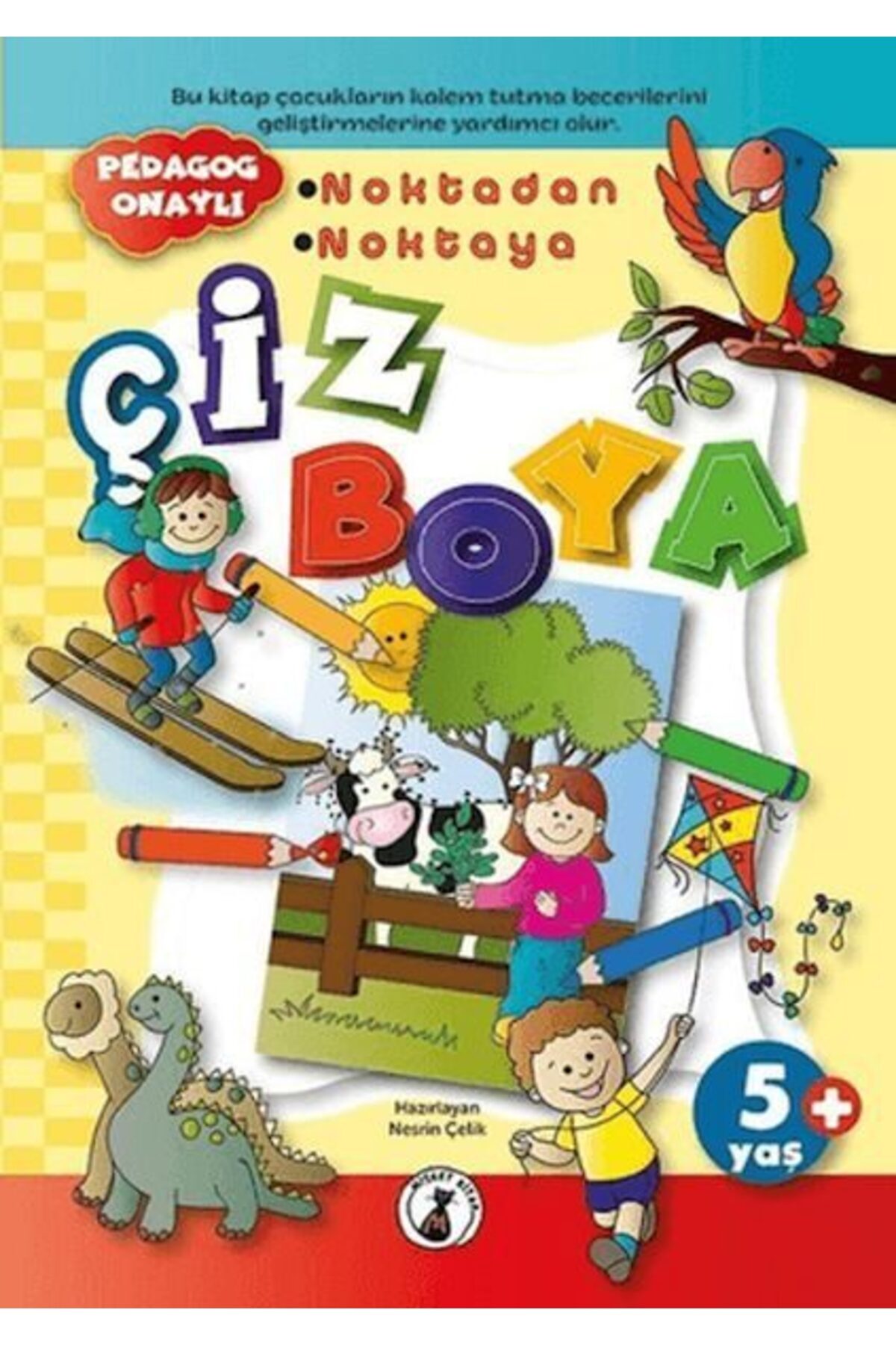 teknotrust Renkli Noktadan Noktaya Çiz Boya 5+ Yaş için Eğlenceli ve Öğretici Set