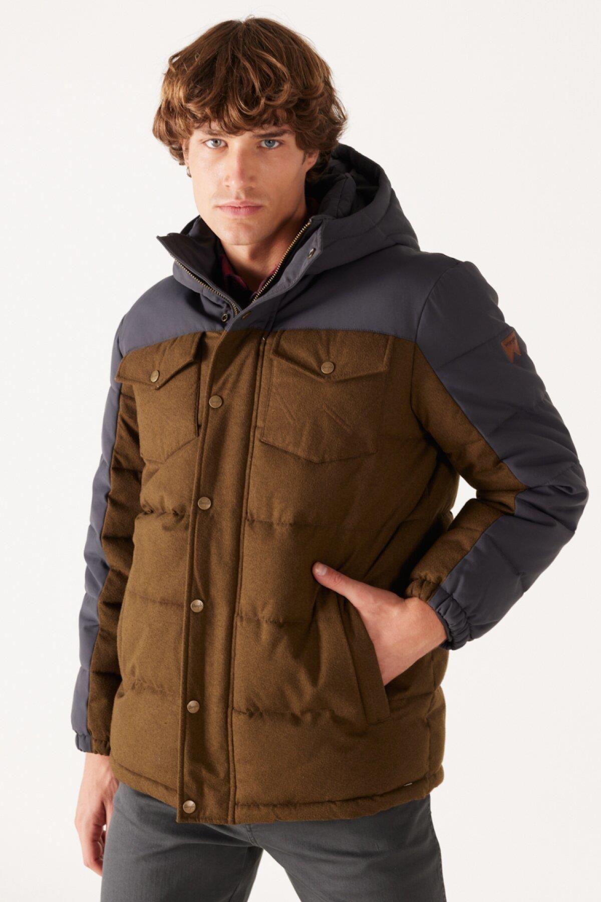 WRANGLER-Faded Black down Jacket 1