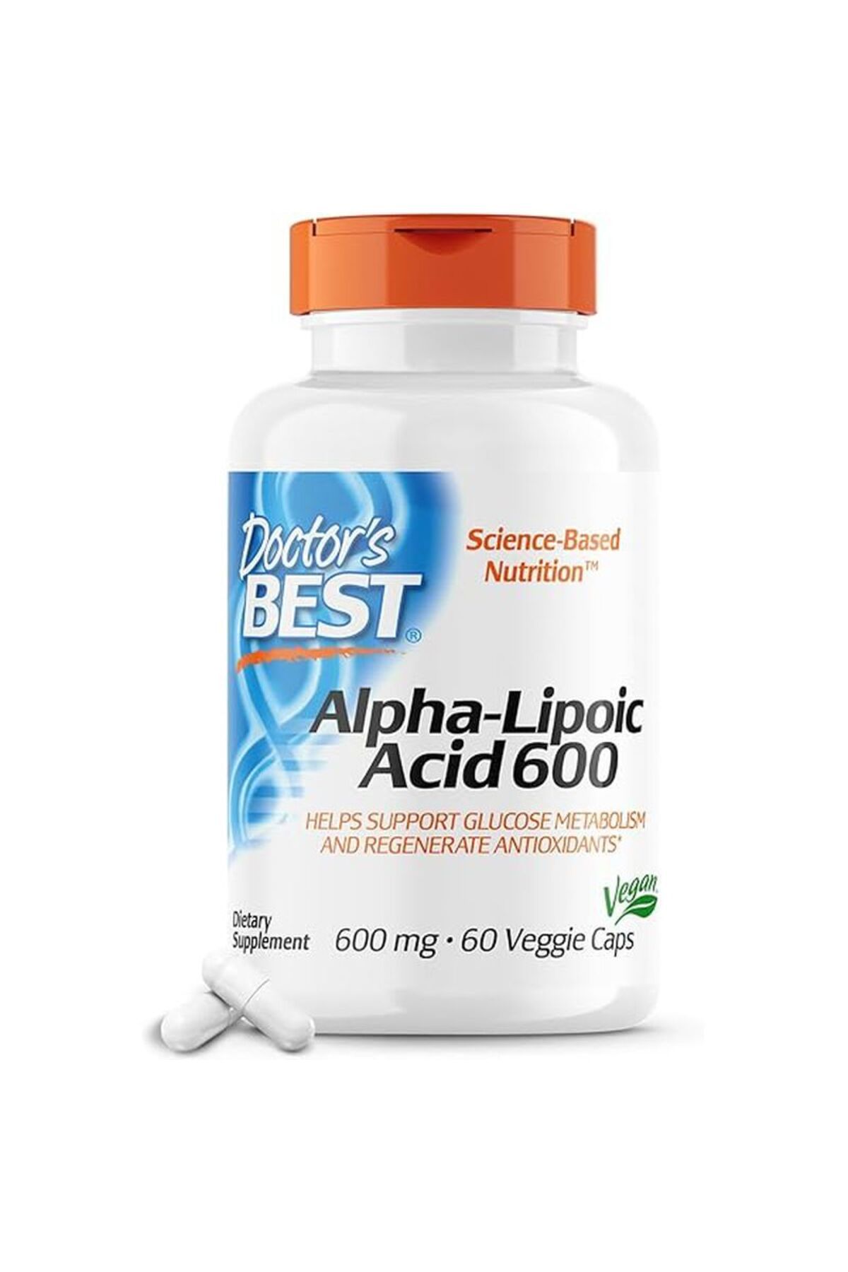 DoctorBest Doctor's Best Alpha-Lipoic Acid 600 600 mg 60 Veggie Caps