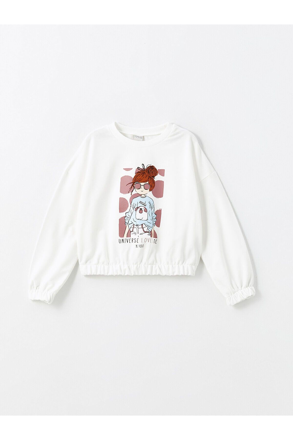 LC Waikiki-Lw - Crew Neck Girl's Sweatshirt 1