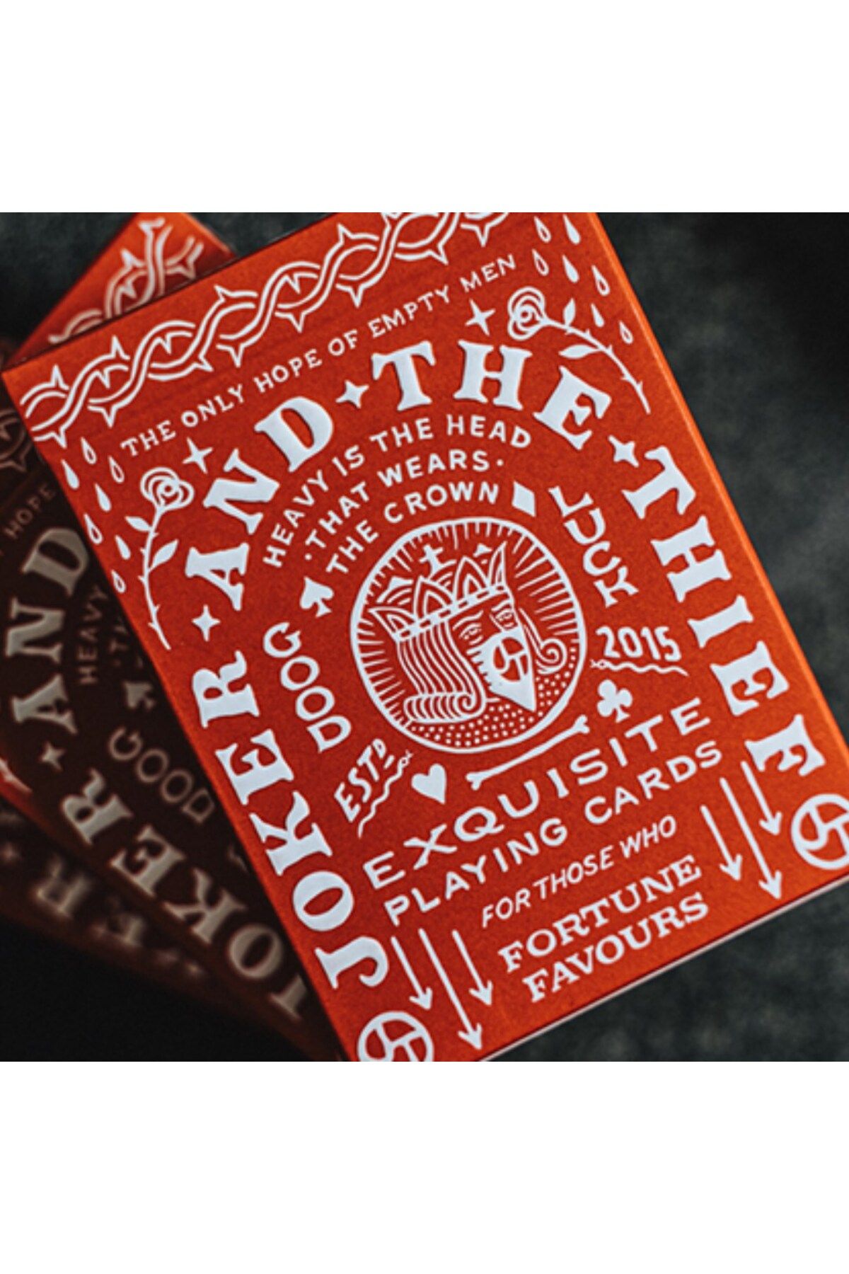 OyuncaklarÜlkesi-Bicycle Joker and the Thief Jt Crown Red Premium Playing Card Limited Edition Playing Cards 1