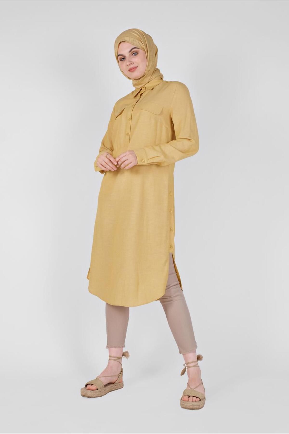 Alvina-Button Pocket Tunic 41444 3