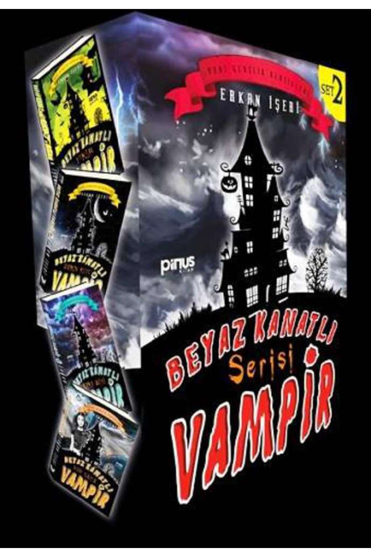 Pinus Kitap Beyaz Kanatlı Vampir Seti - 2 (4 Kitap Takım)