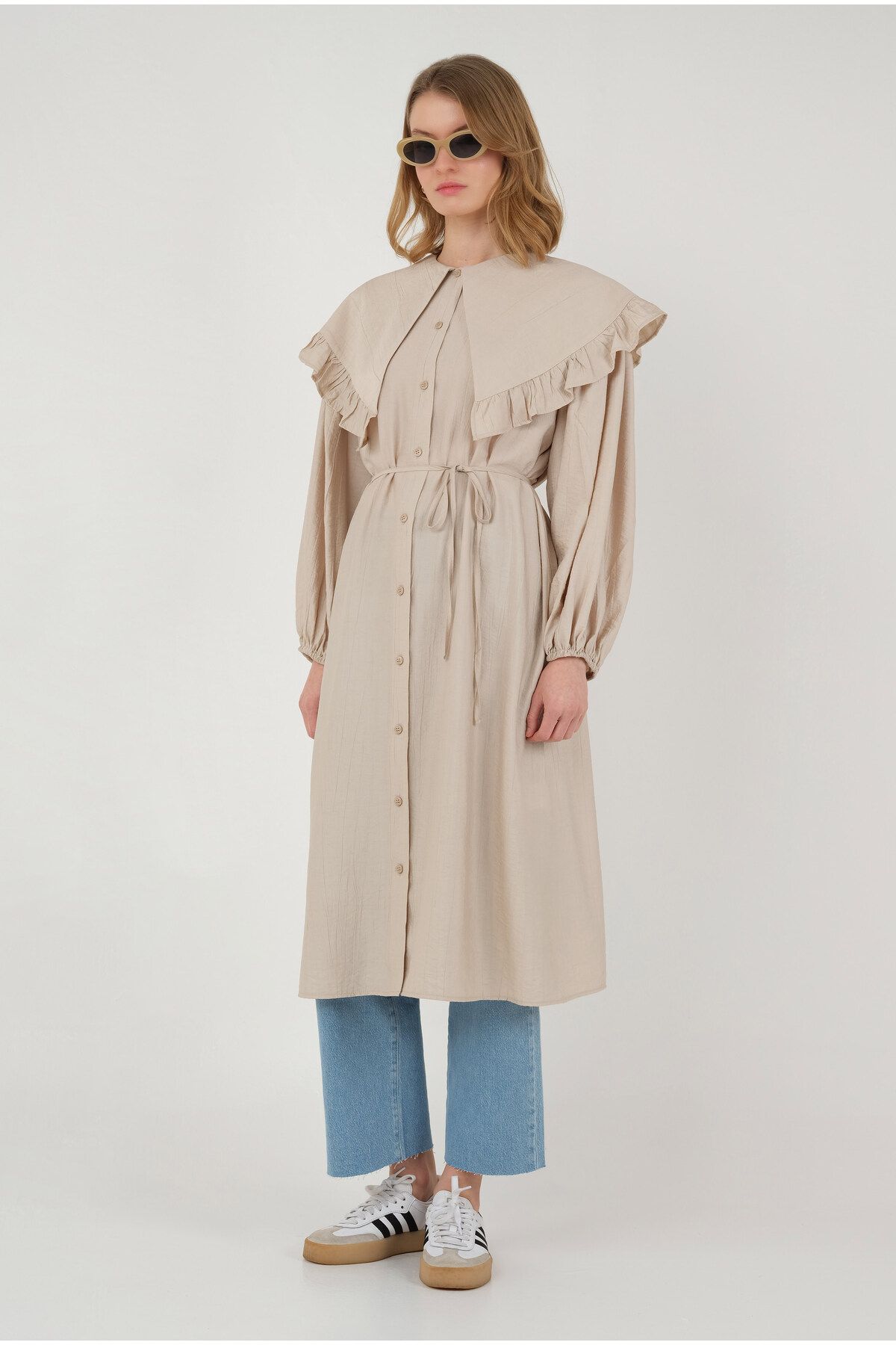 HEQA-Tunic - Beige - Relaxed fit 3