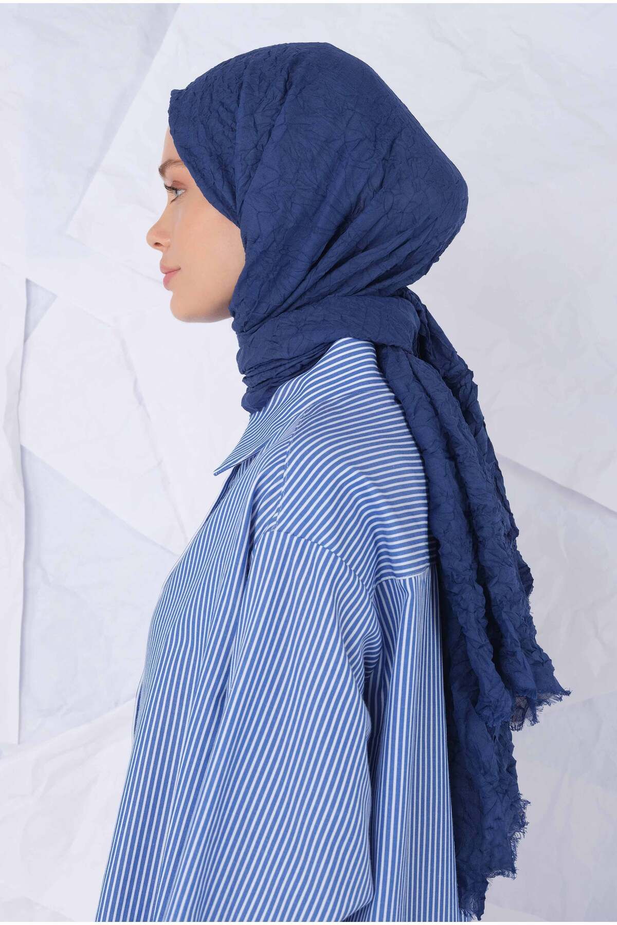 HEQA-Indigo Shawl 3