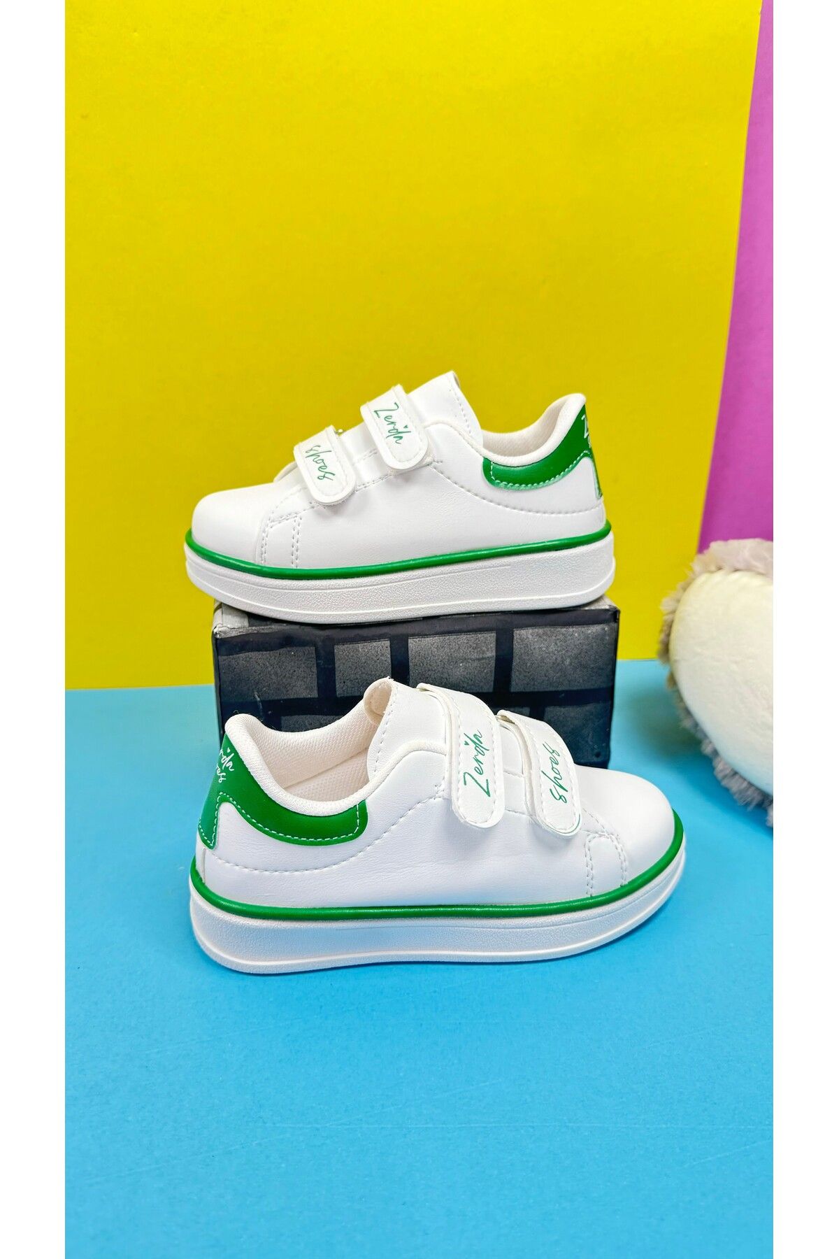 İmerShoes-Ležérne Chlapci Dievčenské Tenisky Šitie na suchý zips Detailné Hrubá podrážka Pohodlná Ľahká športová obuv 525PF 4