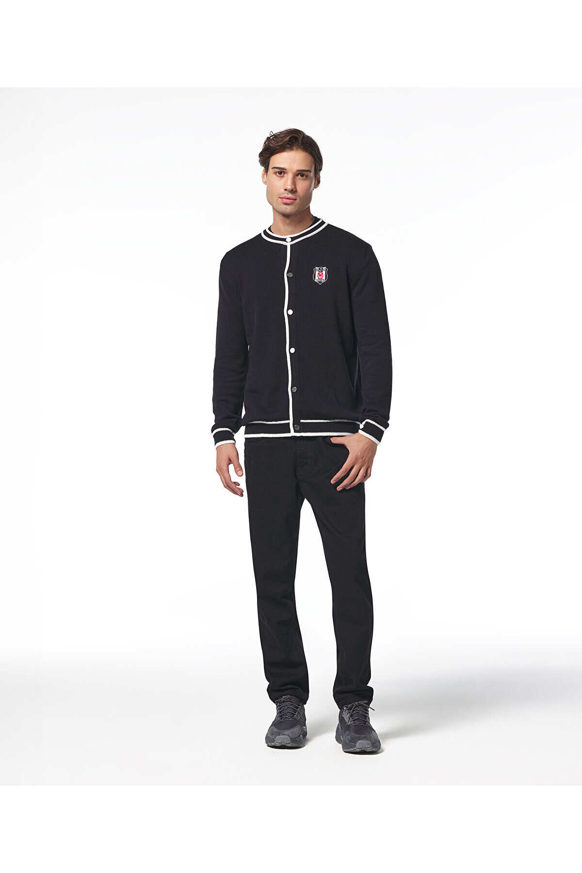 Beşiktaş  BEŞİKTAŞ ERKEK DÜĞMELİ TRİKO HIRKA 7425249T3 - Görsel 2