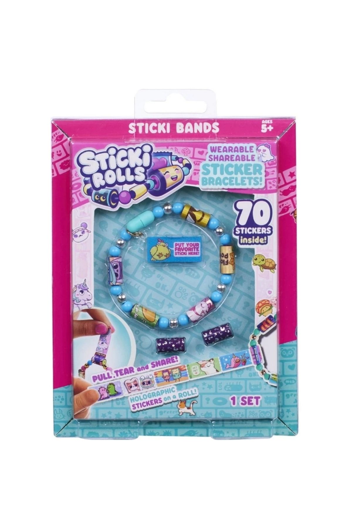 SYNOPE Çocuk Sticki Rolls Stickerlı Bileklik SR100